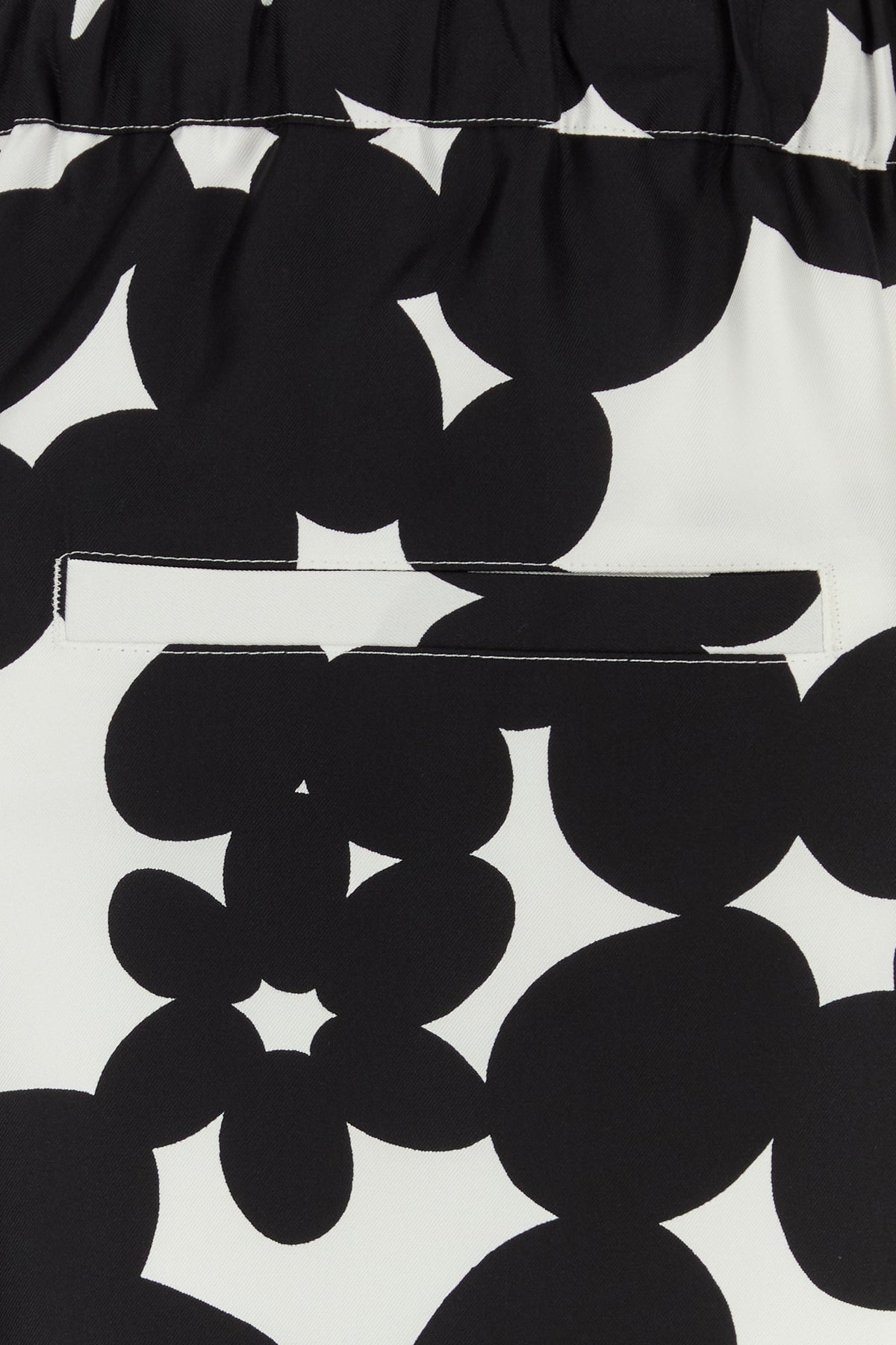 Printed silk bermuda shorts - 5