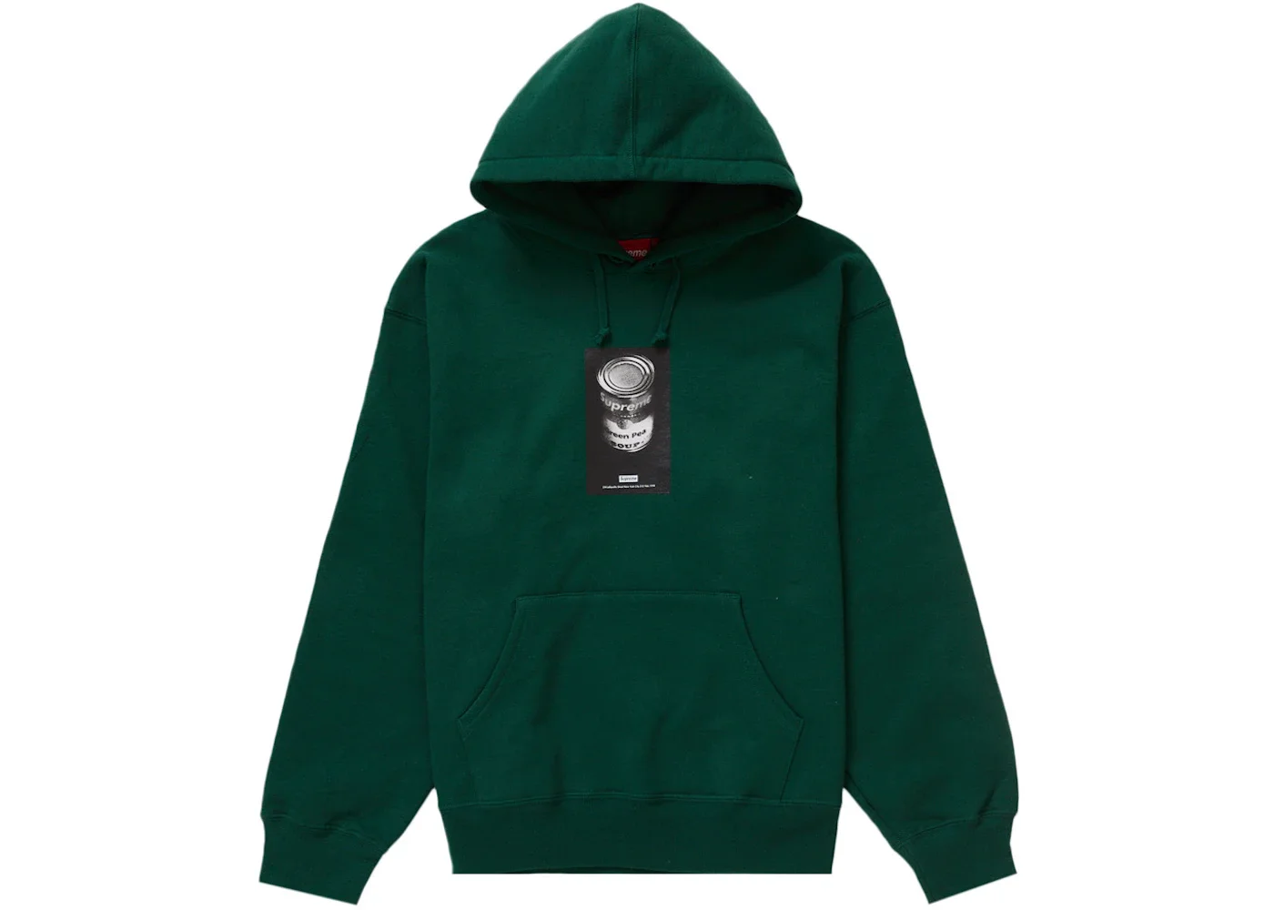 Supreme Soup Can Hooded Sweatshirt Dark Green - 1
