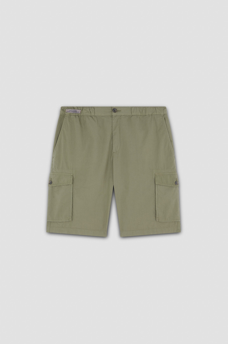 CARGO BERMUDA IN ULTRALIGHT POPLIN COTTON 1