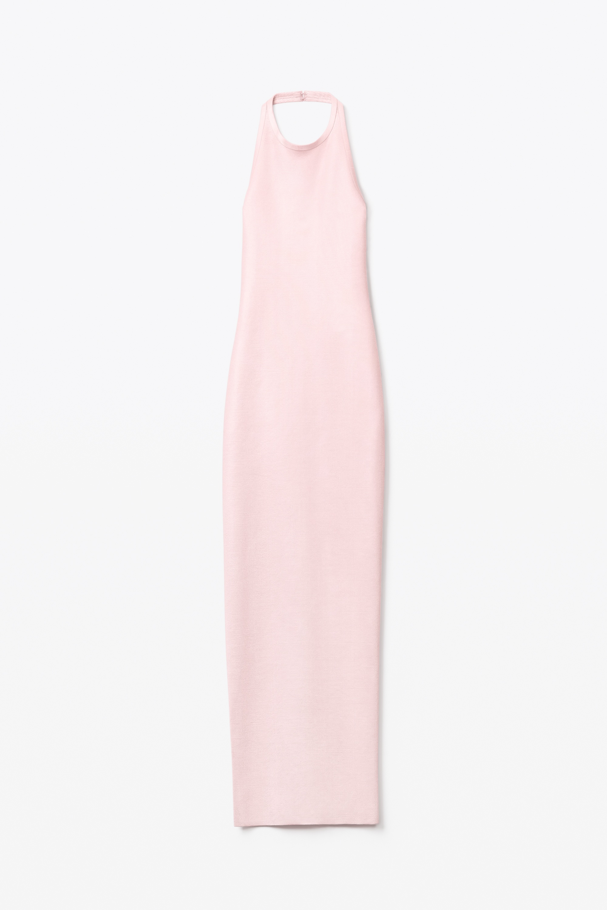 BONDED SEAM HALTER MAXI DRESS - 1