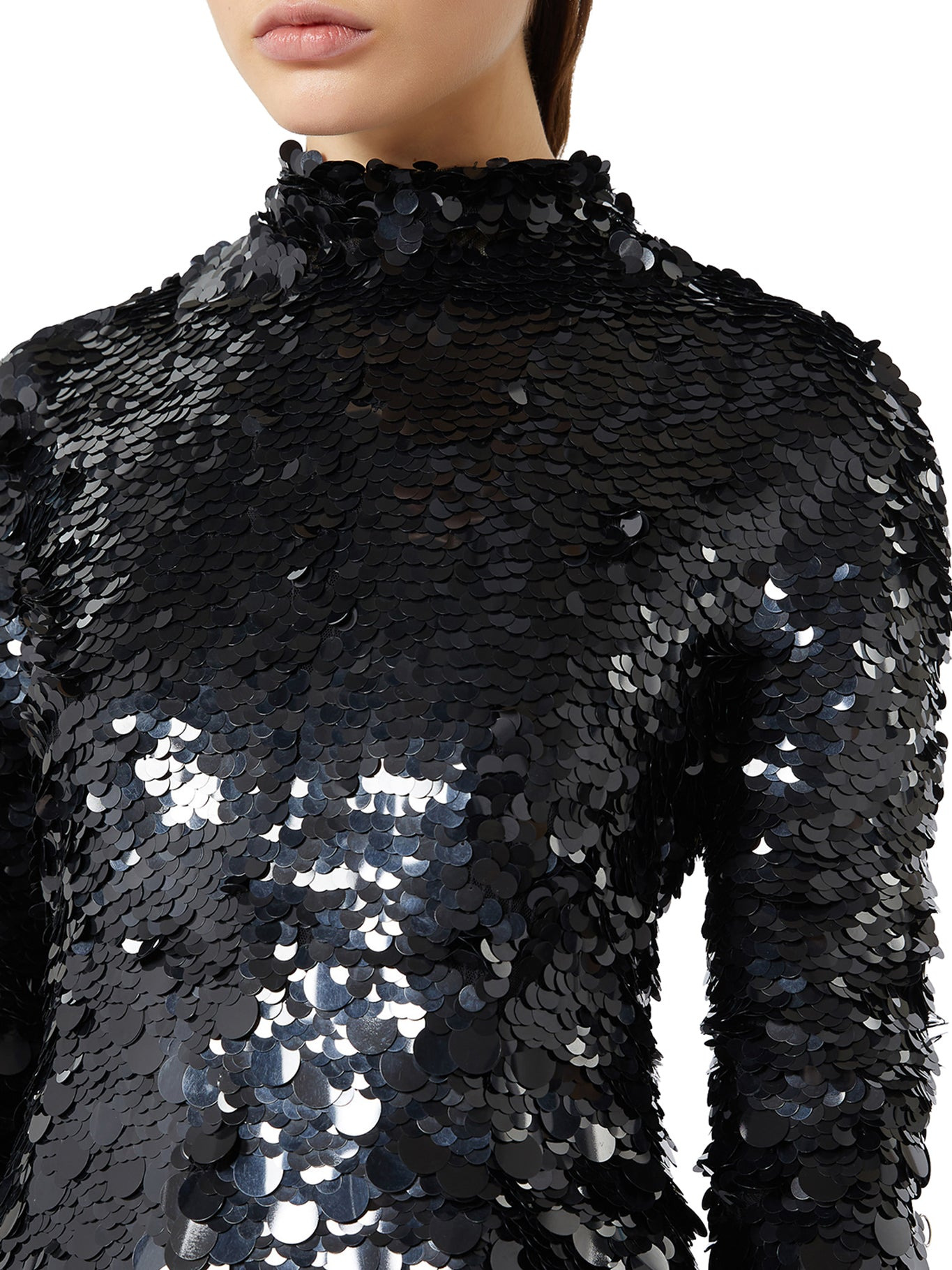 SHORT DRESS WITH SEQUINS - 4