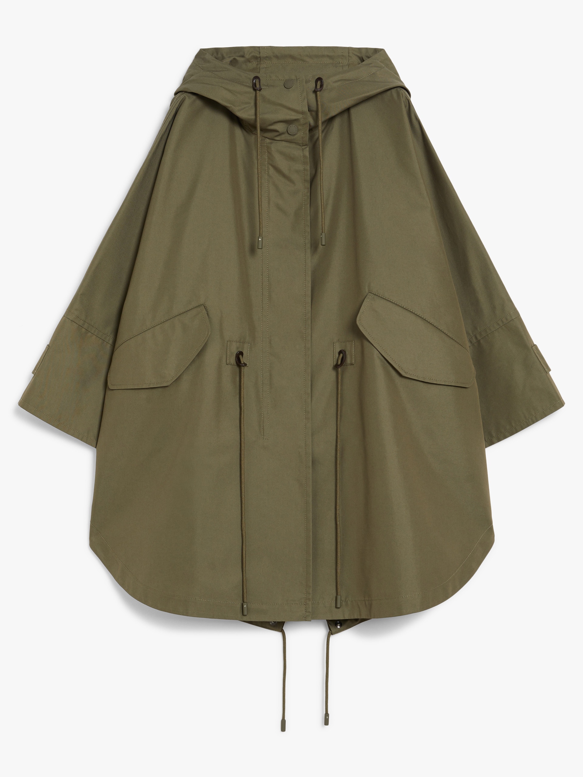 USA Water-repellent cotton gabardine cape - 1