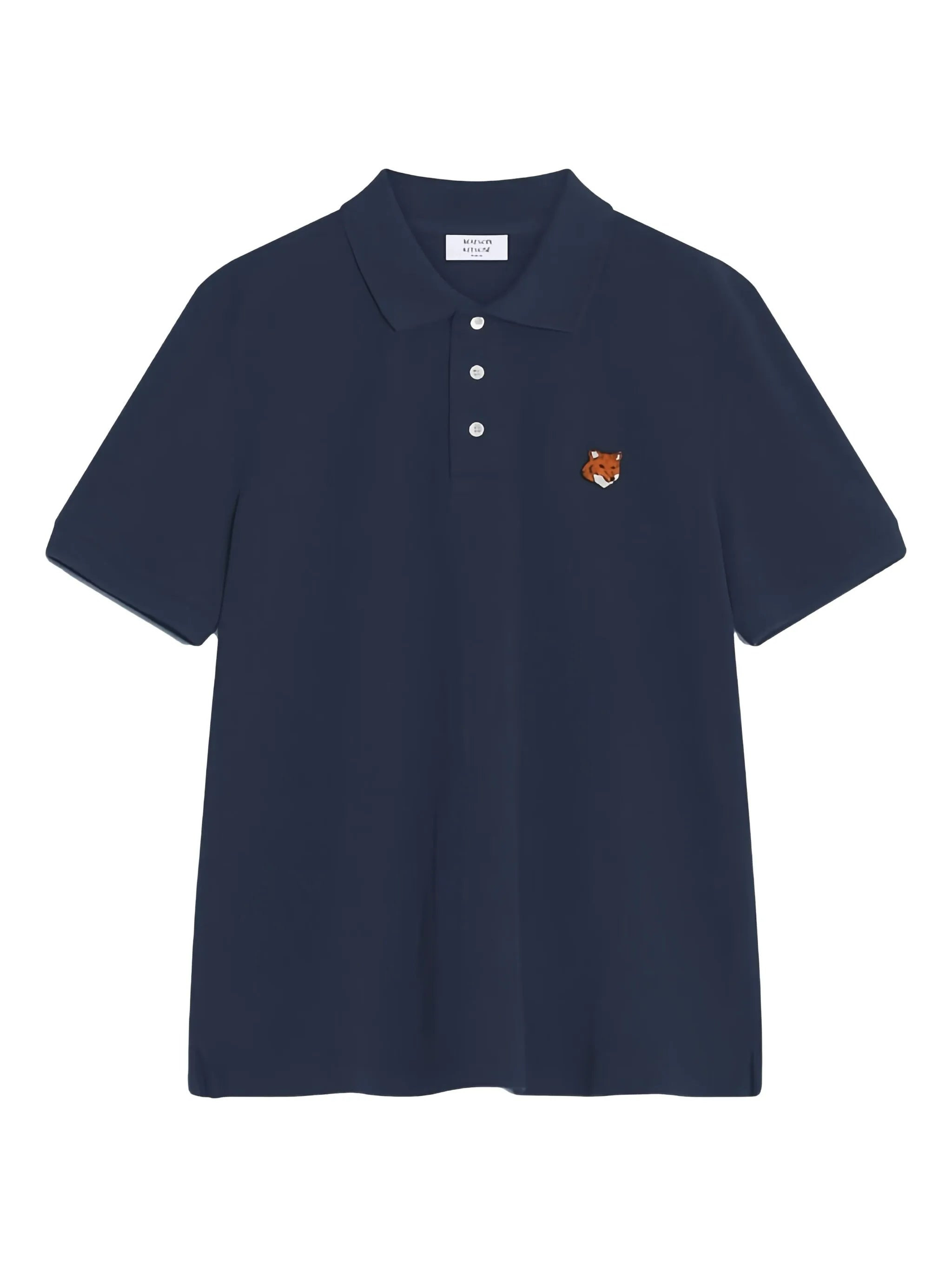 Maison Kitsuné Logo-embroidered Polo Shirt - 1