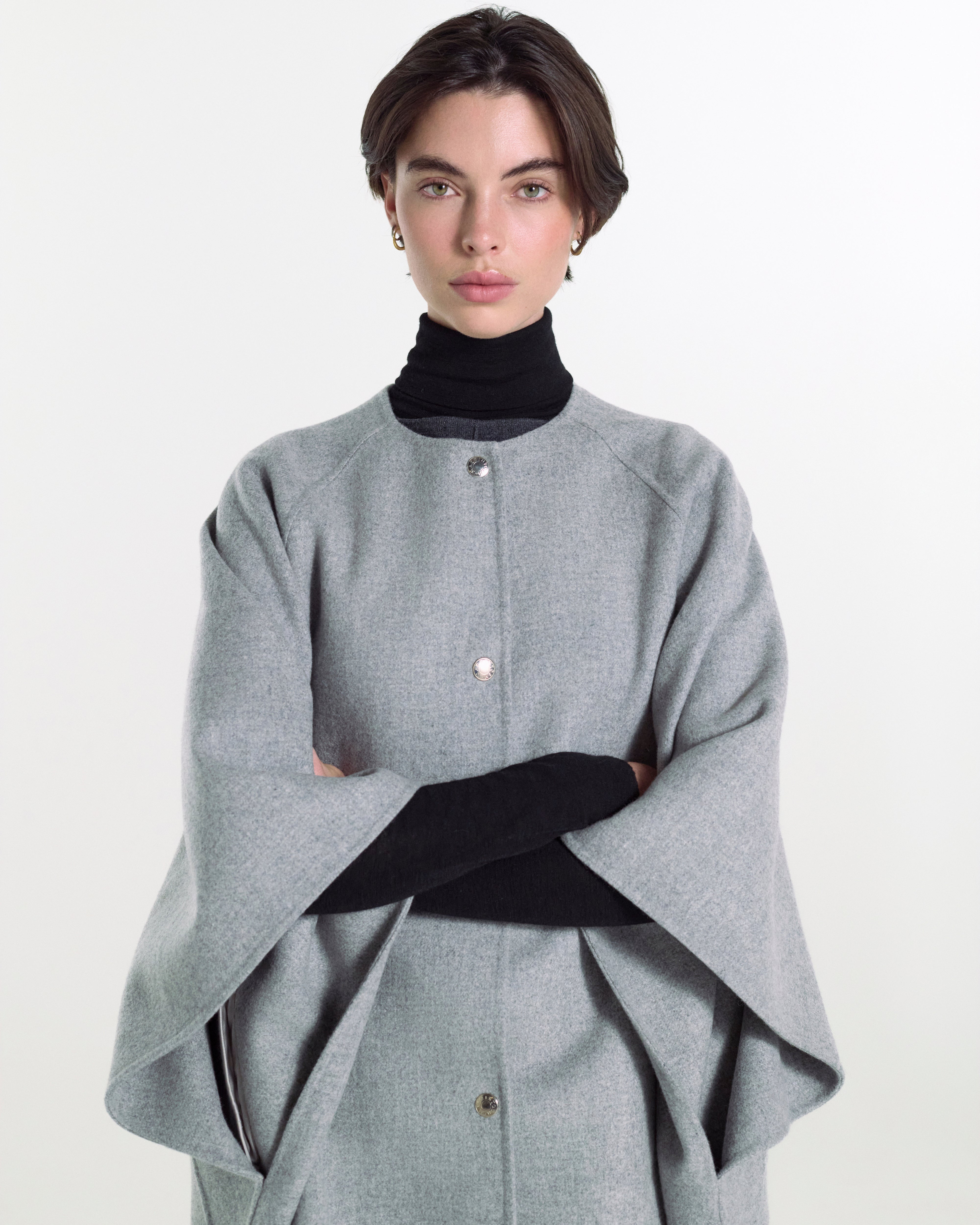 Sanquhar Wool Cape - 4