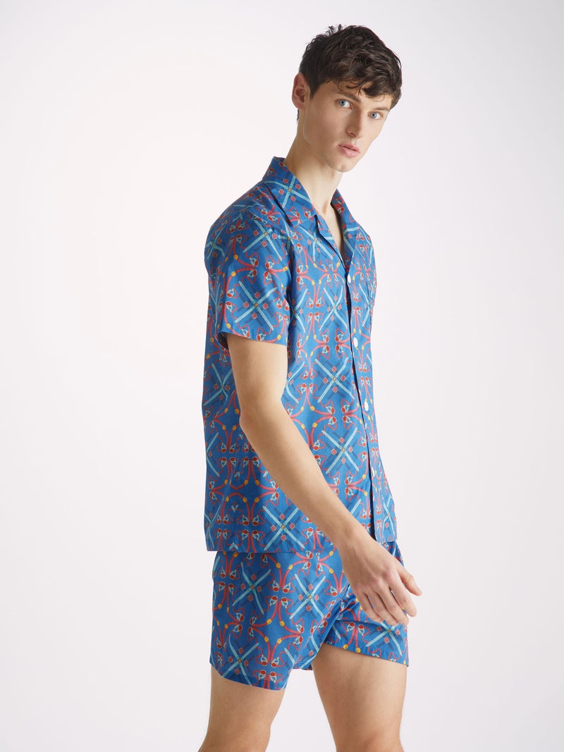 Men's Short Pyjamas Ledbury 64 Cotton Batiste Multi - 2