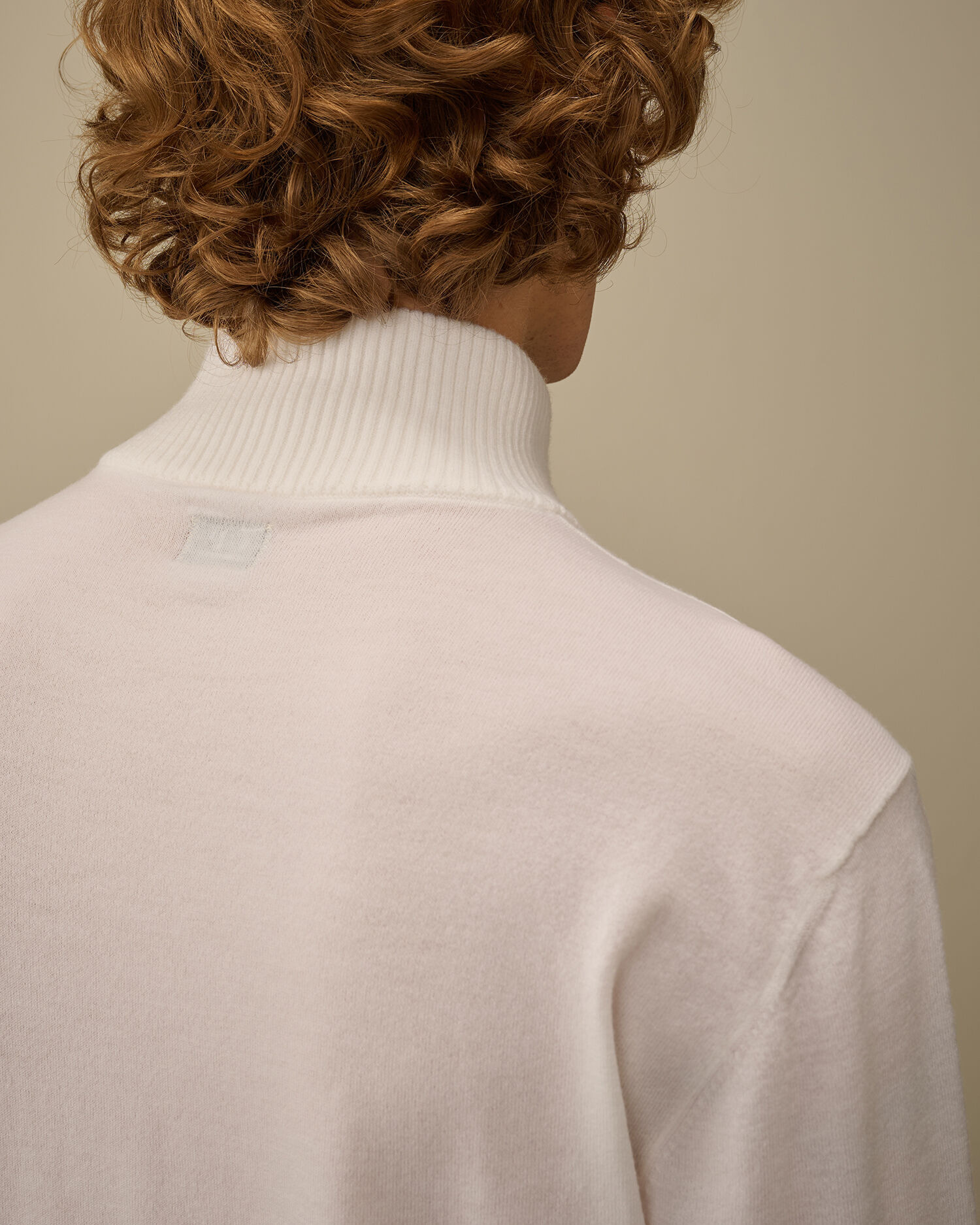 Extrafine Merino Wool Half Zip Sweater - 6