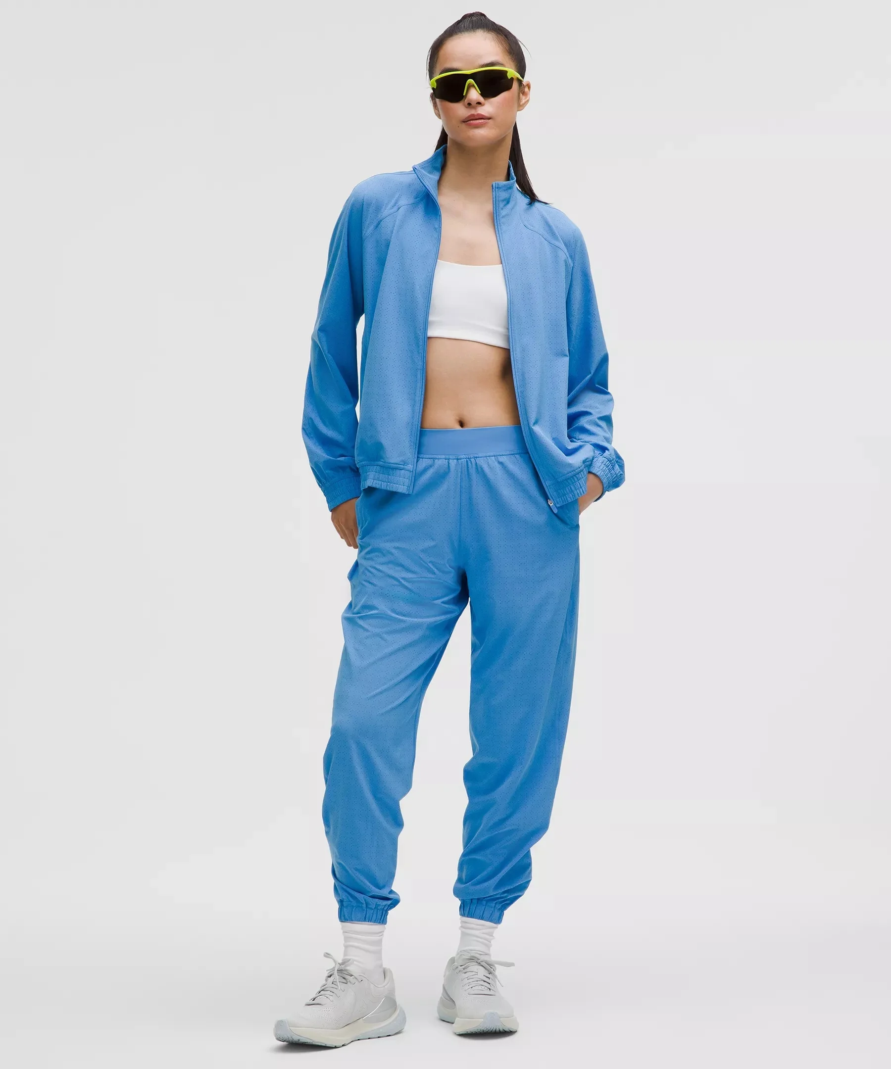 Adapted State Perforated Track Jacket - 1