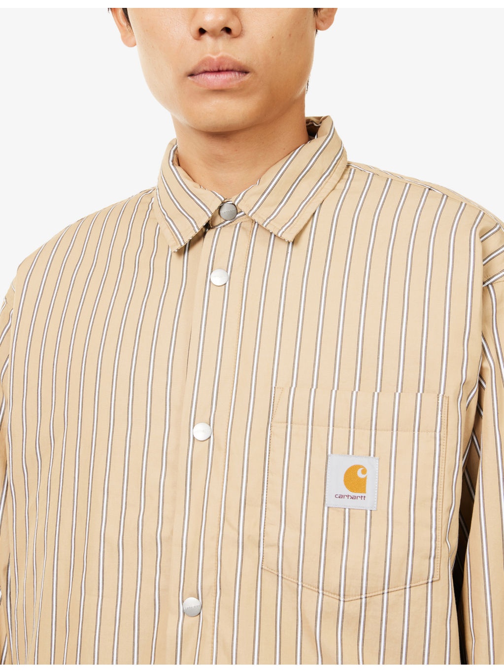 Grimsby Padded Striped Cotton Shirt - 5
