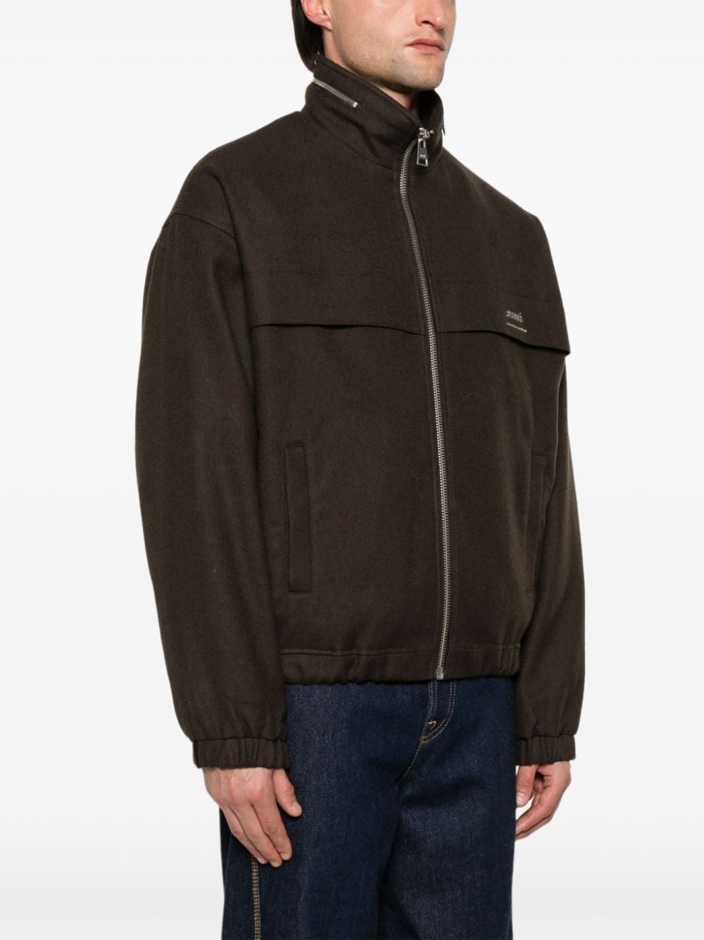 concealed-hood jacket - 3