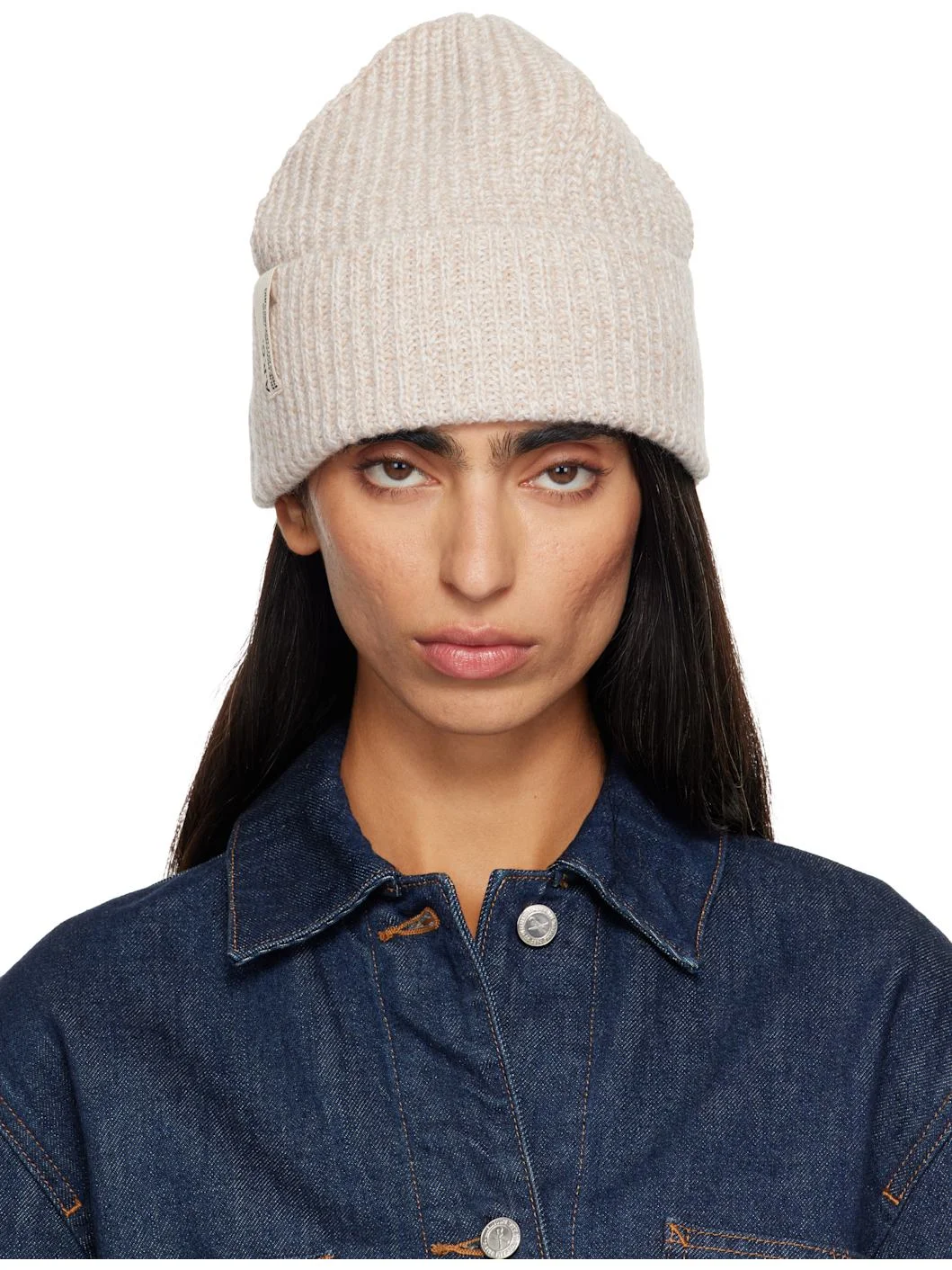 Beige Noa Beanie - 1