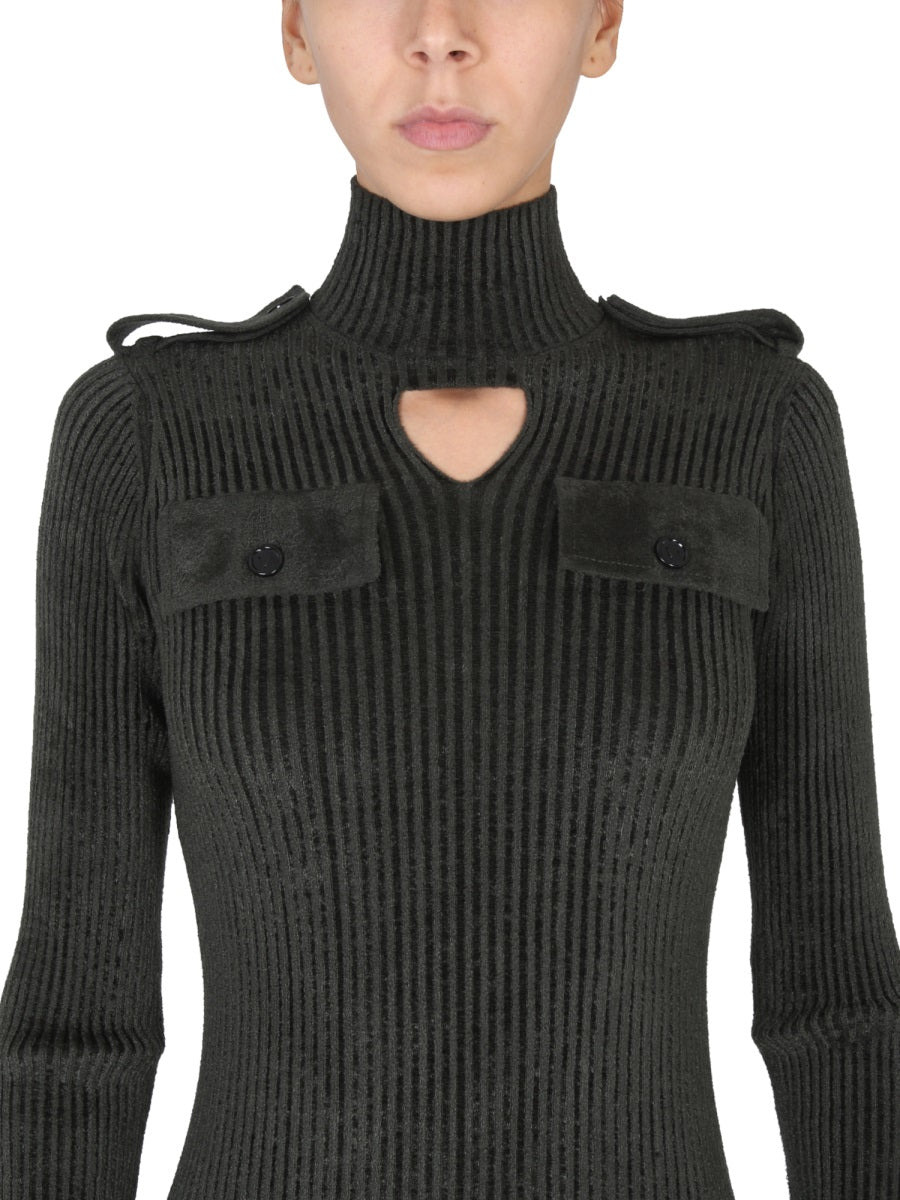 Bottega Veneta Women Maglia Military - 3