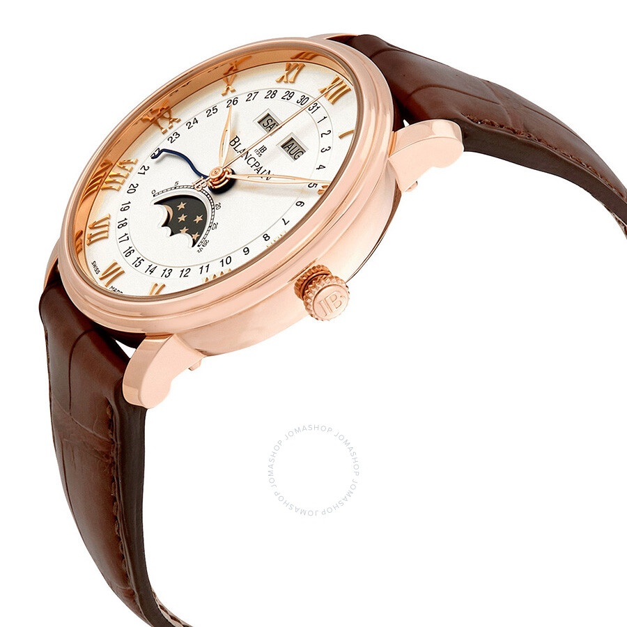 Blancpain Villeret Moonphase White Dial Men's Watch 6654-3642-55B - 2