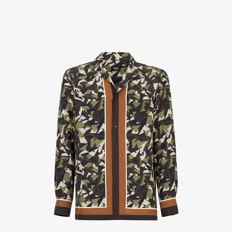 Multicolor silk shirt 1