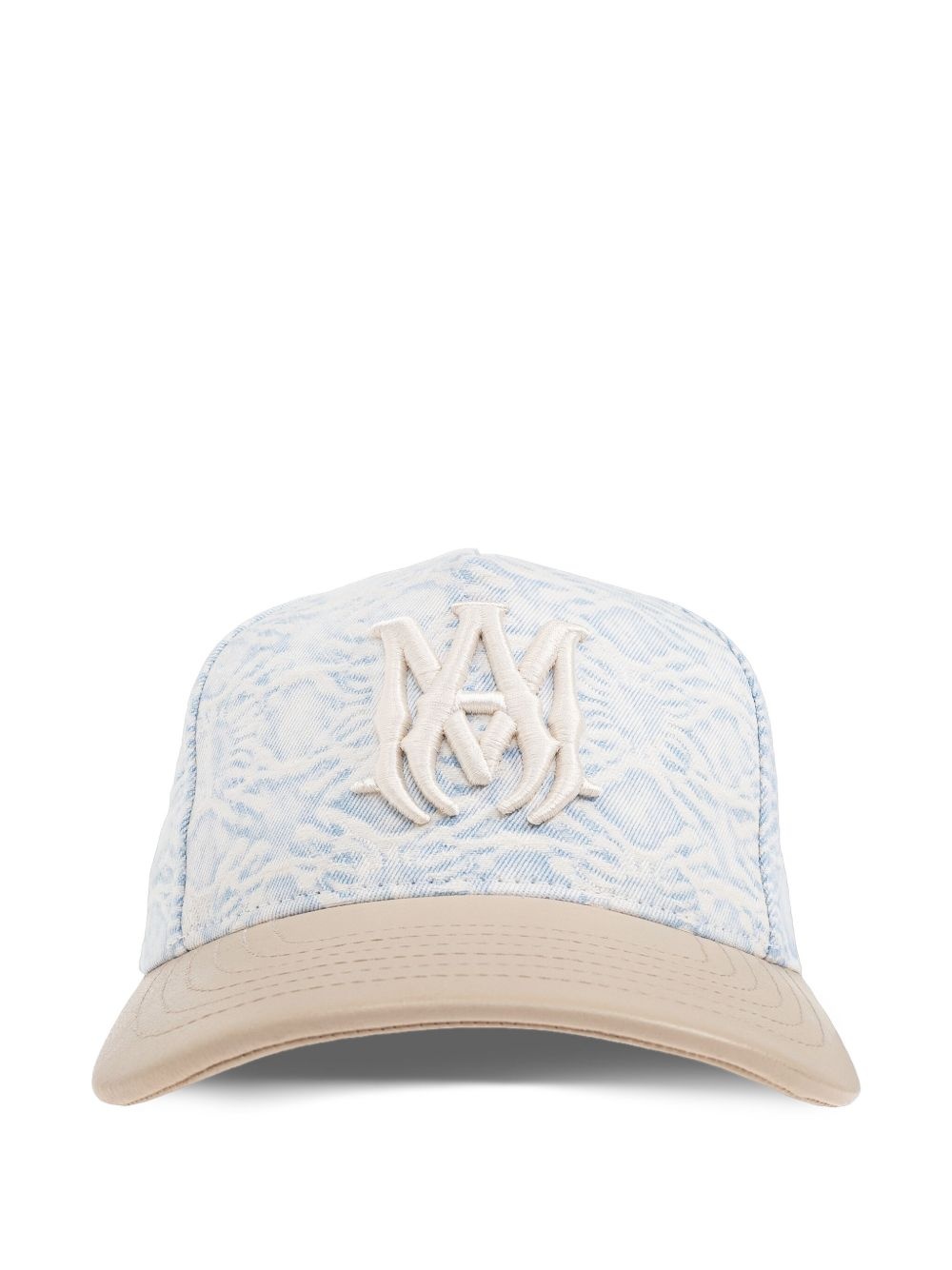 embroidered-logo baseball cap - 1