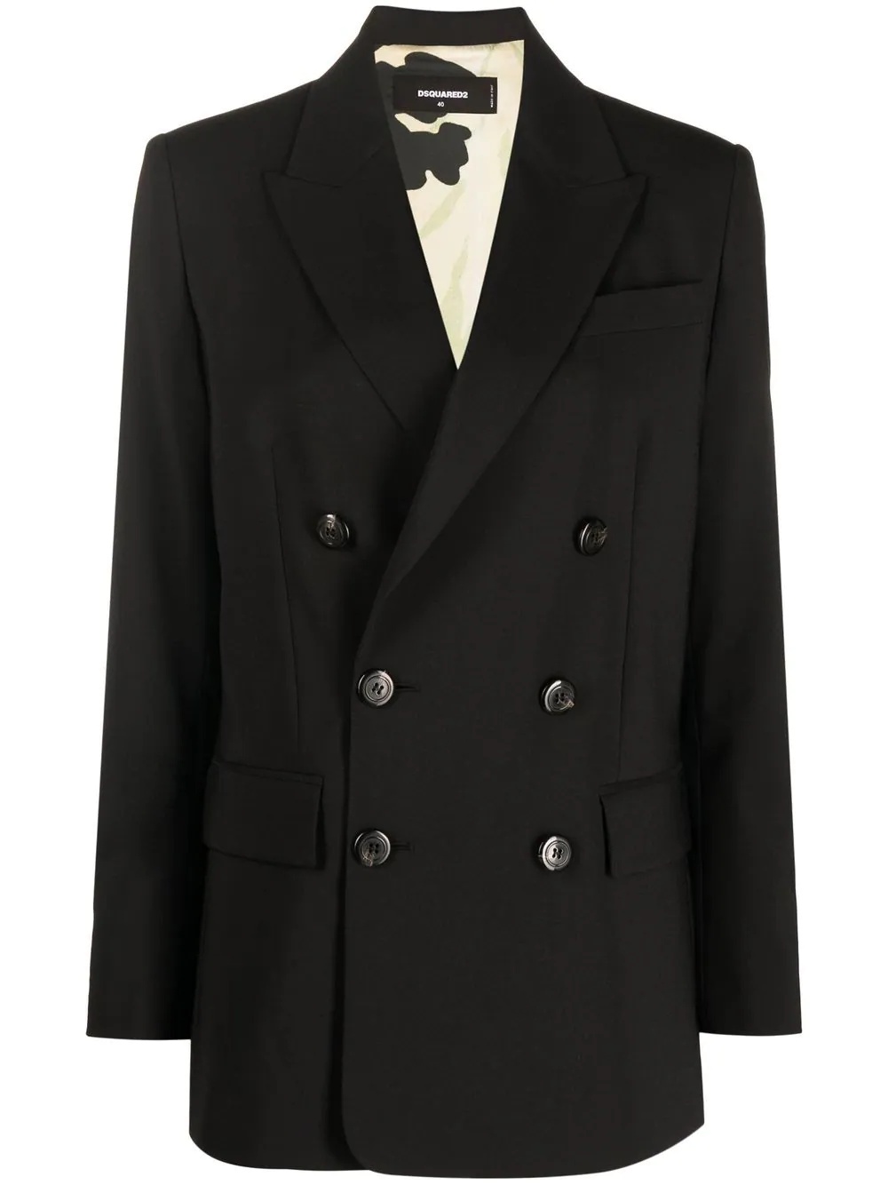double-breasted blazer - 1