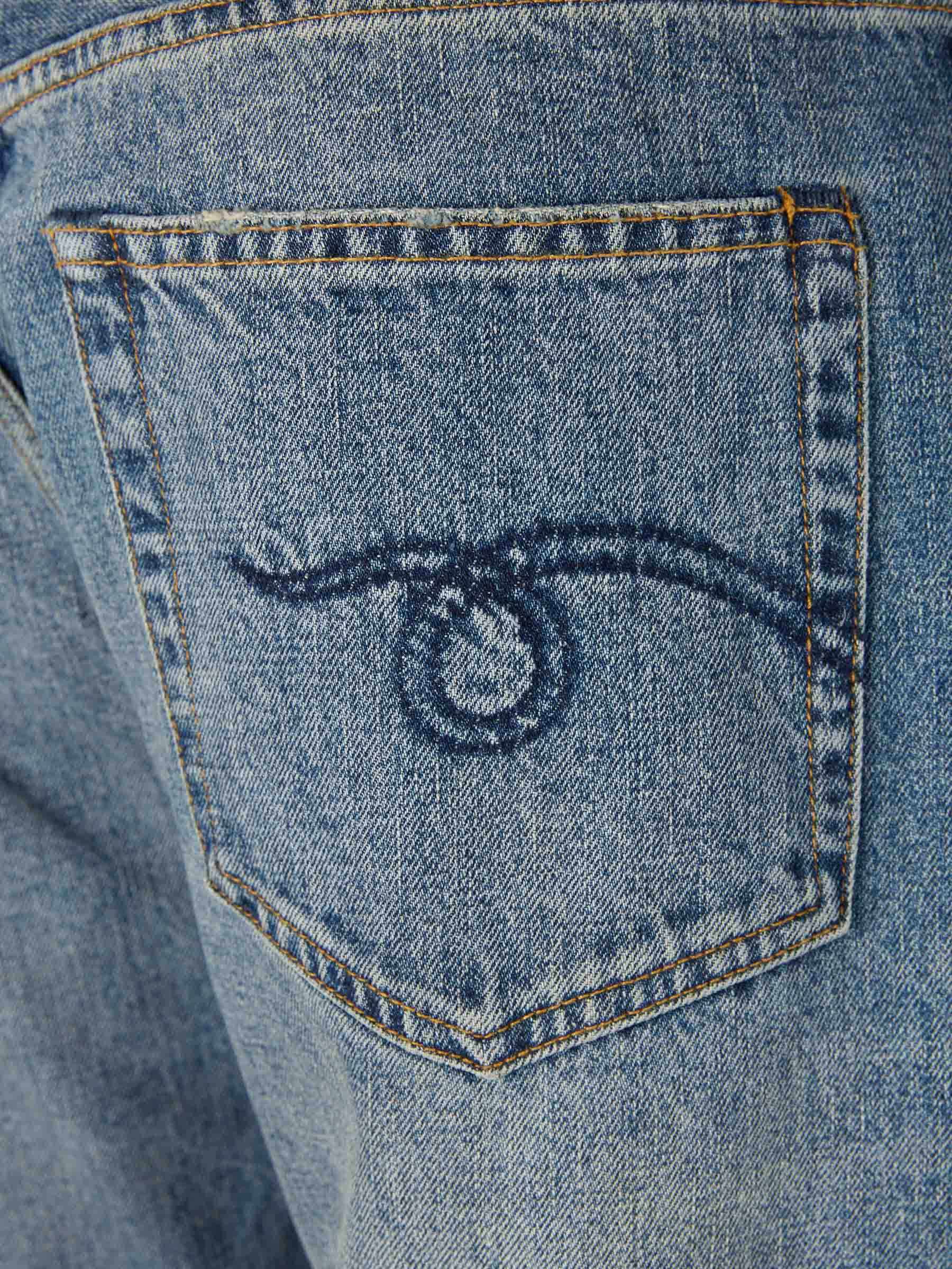 WIDE STRAIGHT JEANS - 4