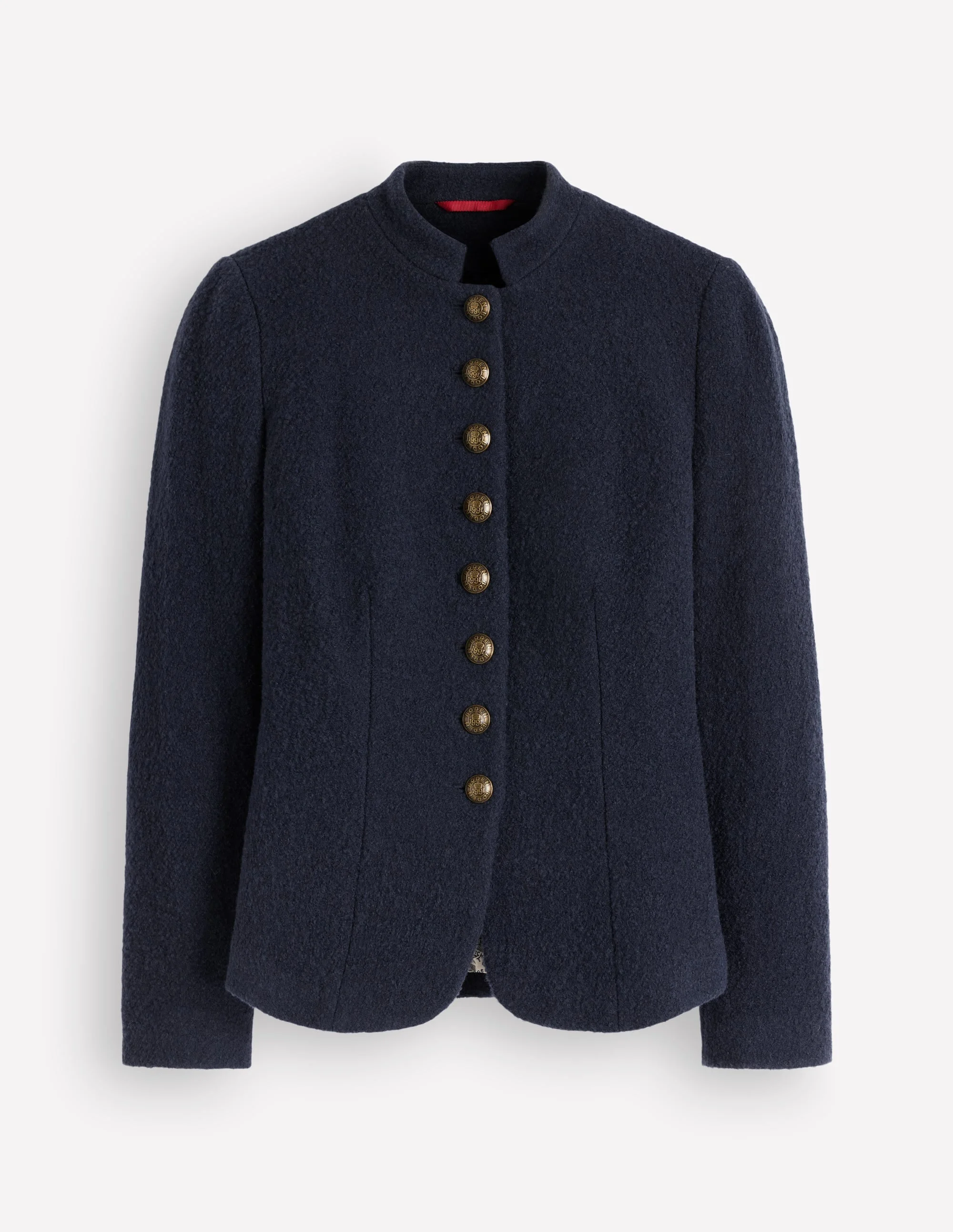 Hereford Boiled Wool Jacket-Navy - 1