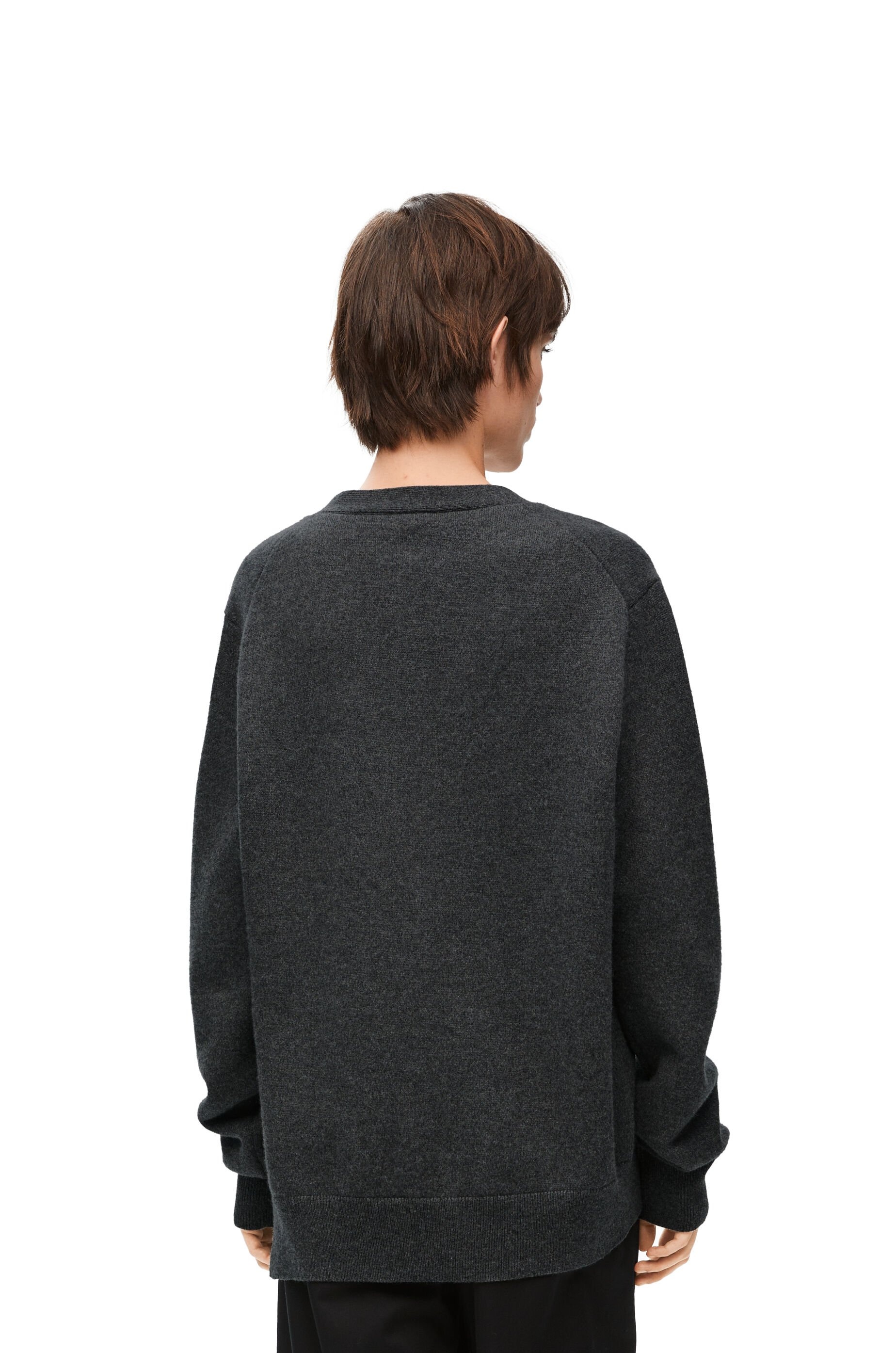 Asymmetric cardigan in cashmere - 4
