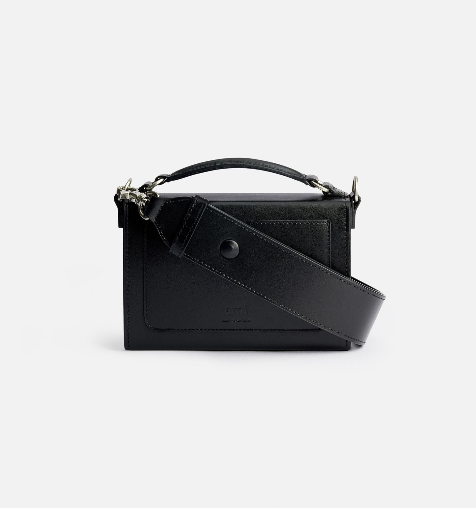 ★正品★【AMI PARIS】24FW Lunch Box Cross Bag ◆男女共用◆ AMI Paris Ami de Coeur Lunch Box Bag | REVERSIBLE