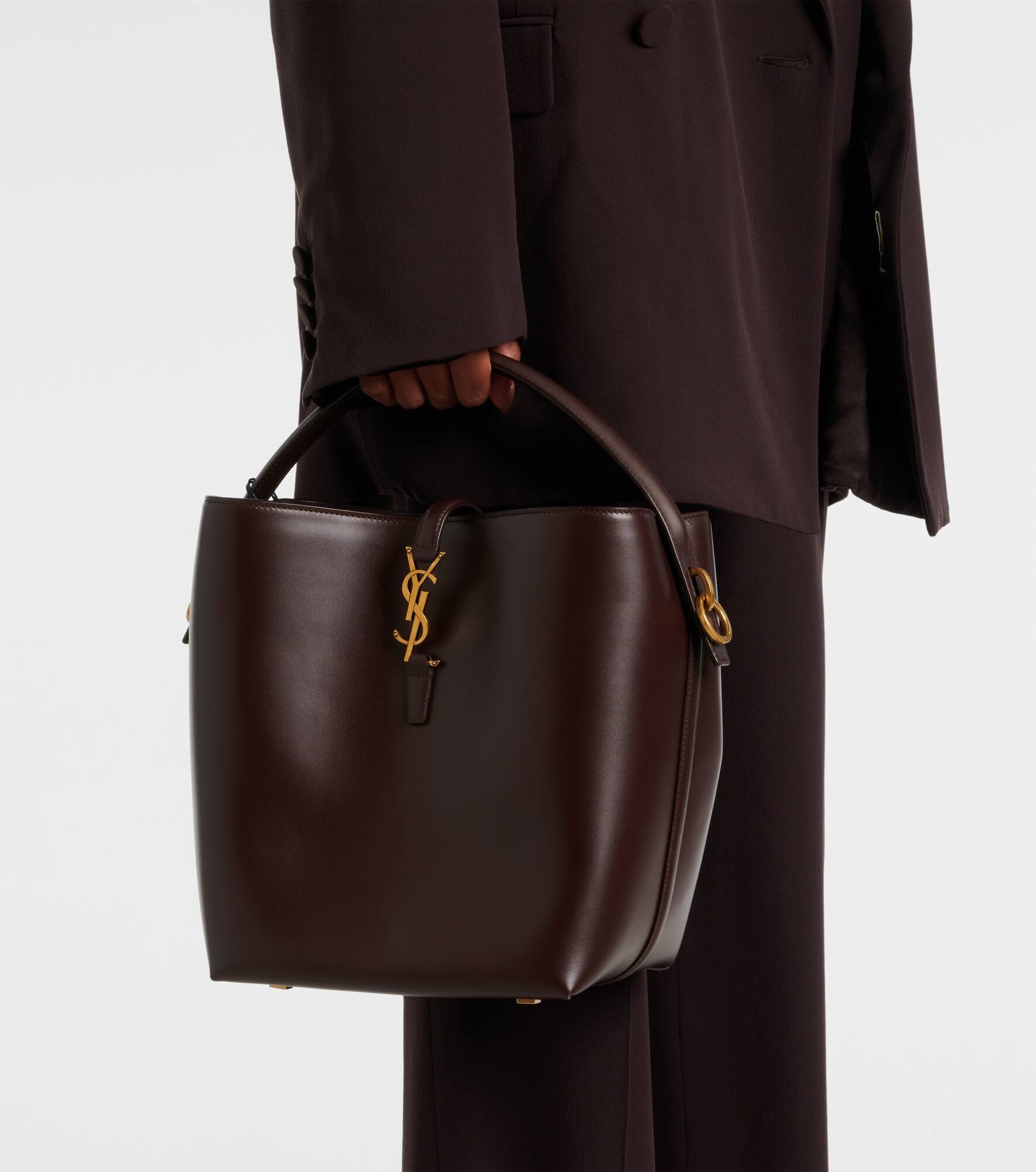Le 37 leather bucket bag - 7