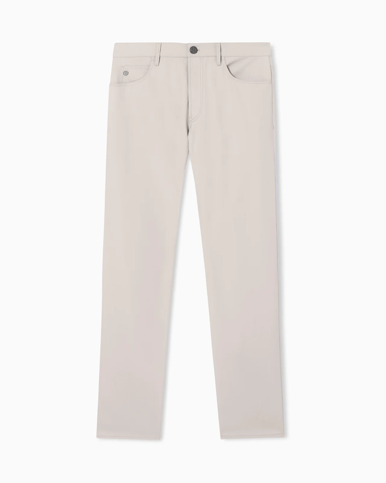 FIVE-POCKET WOOL TROUSERS - 1