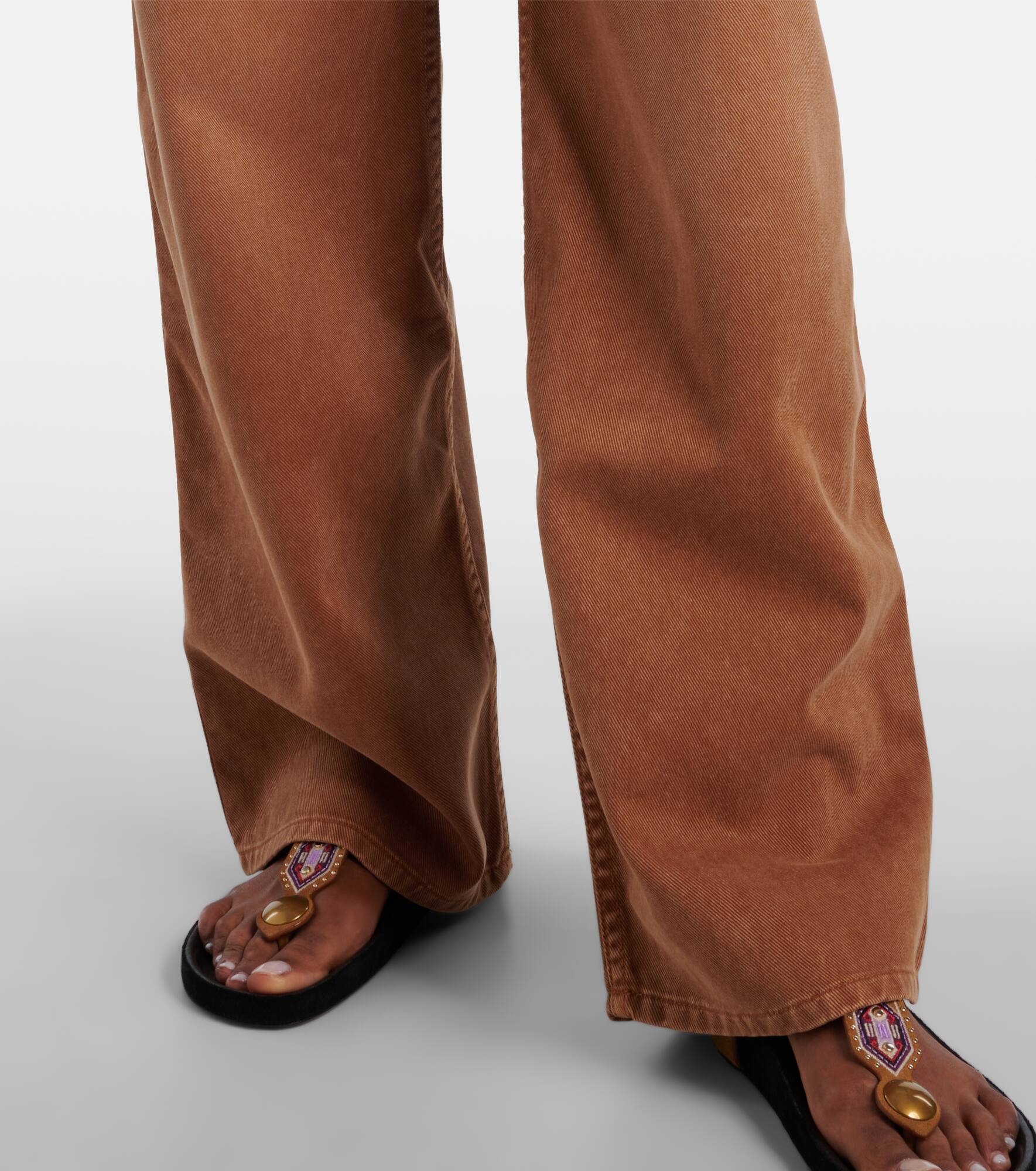 Rodaynaga high-rise wide-leg jeans - 5
