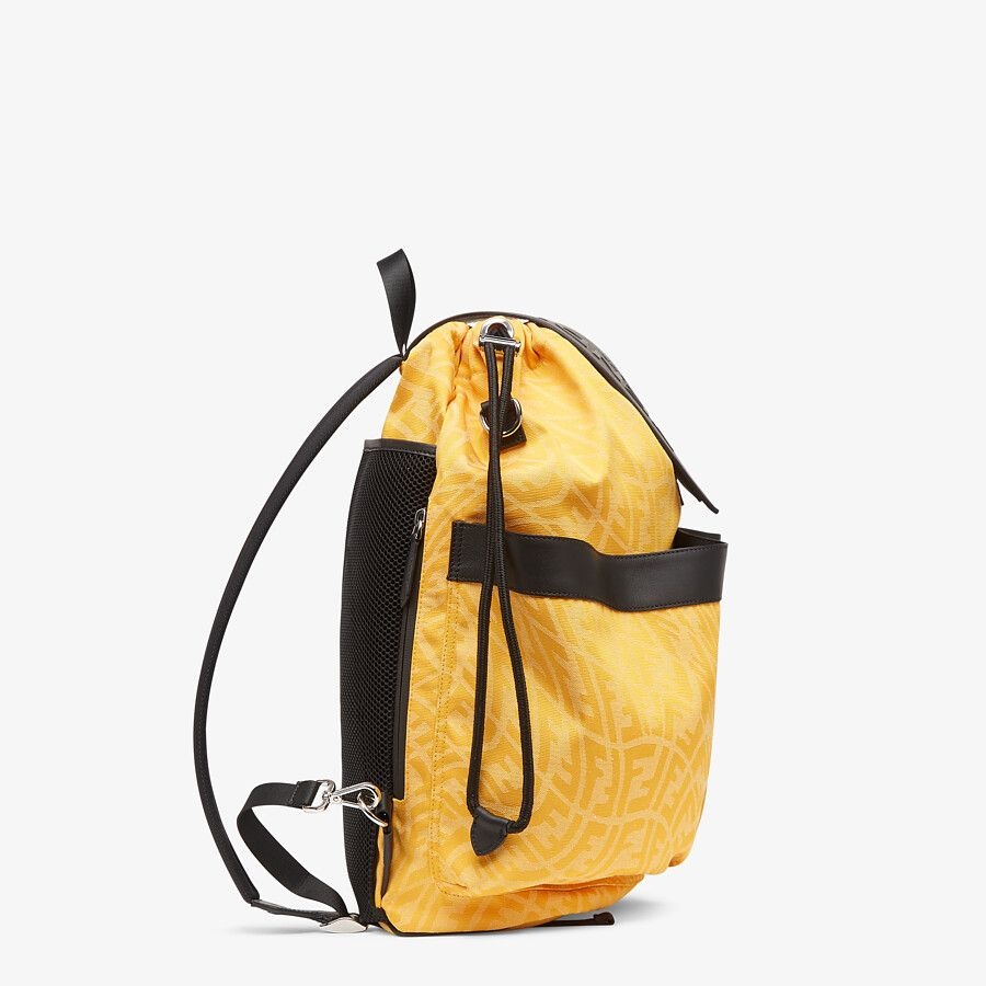 Yellow FF Vertigo fabric backpack - 2