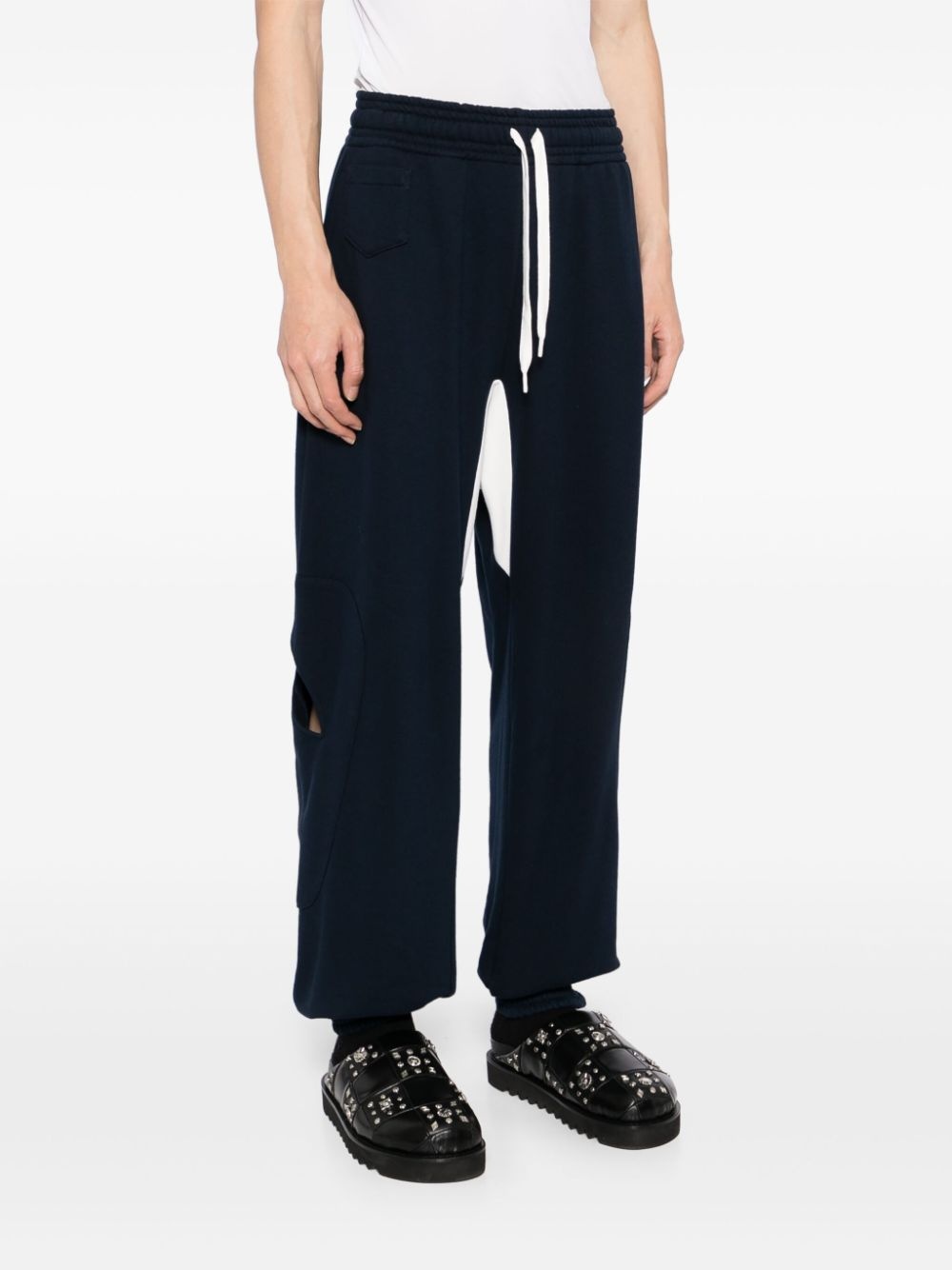 cut-out track pants - 3