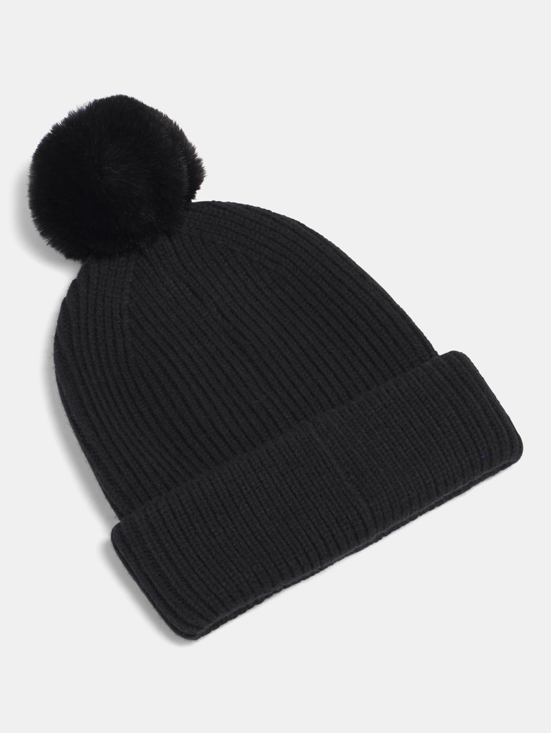 Under Armour Women's UA Halftime Ribbed Pom Beanie outlook