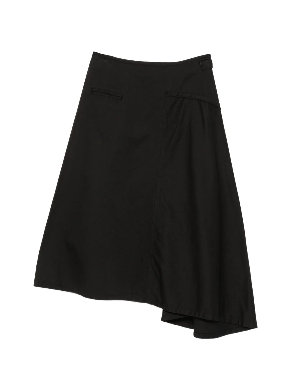 asymmetric panelled mini skirt - 1