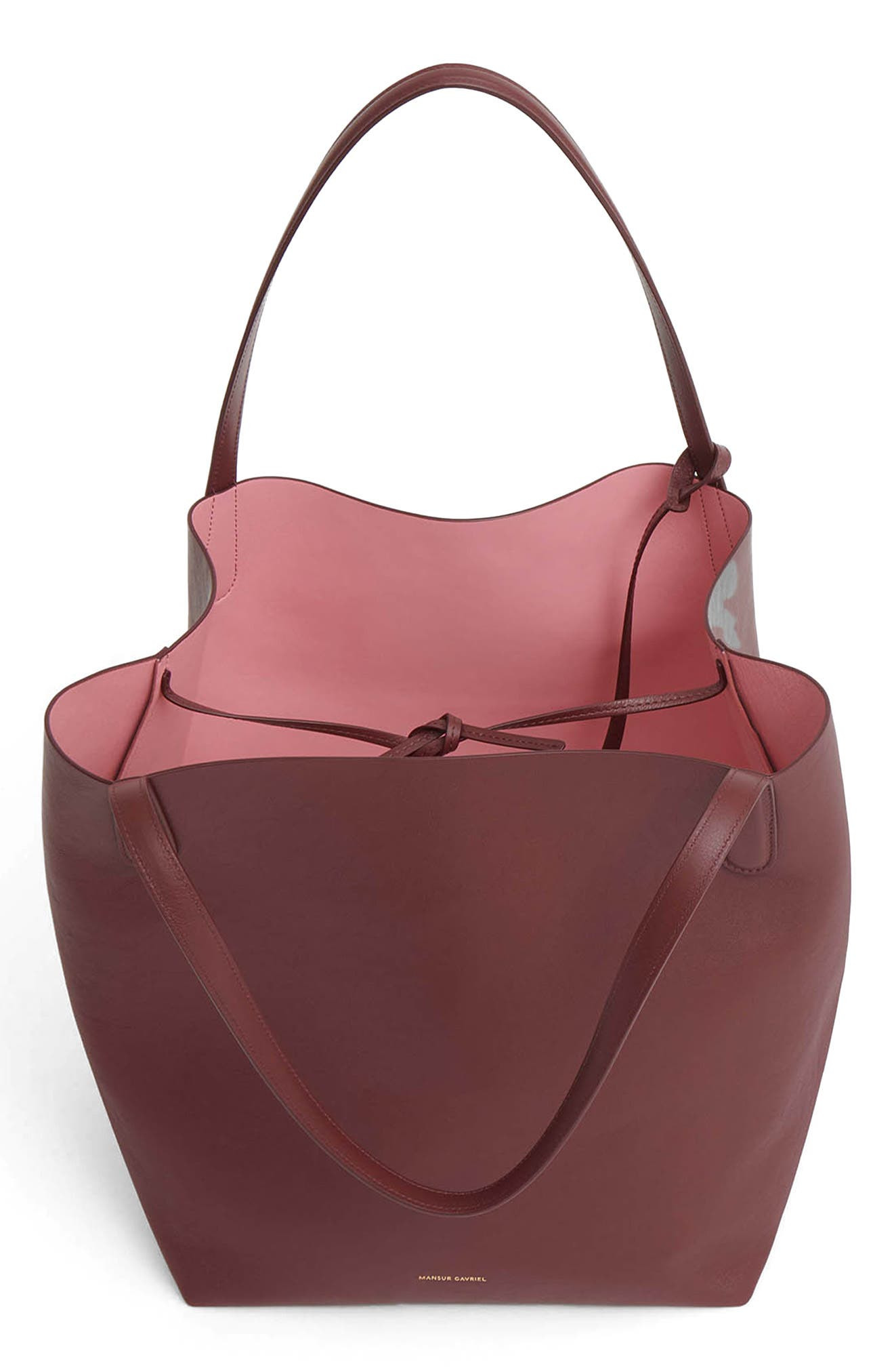 Mansur Gavriel Everyday Soft Leather Tote in Pomegranate at Nordstrom - 5