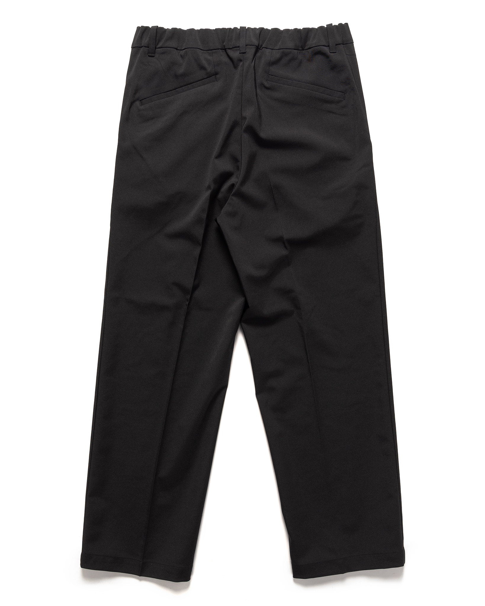 One Tuck Straight Pants Black - 5
