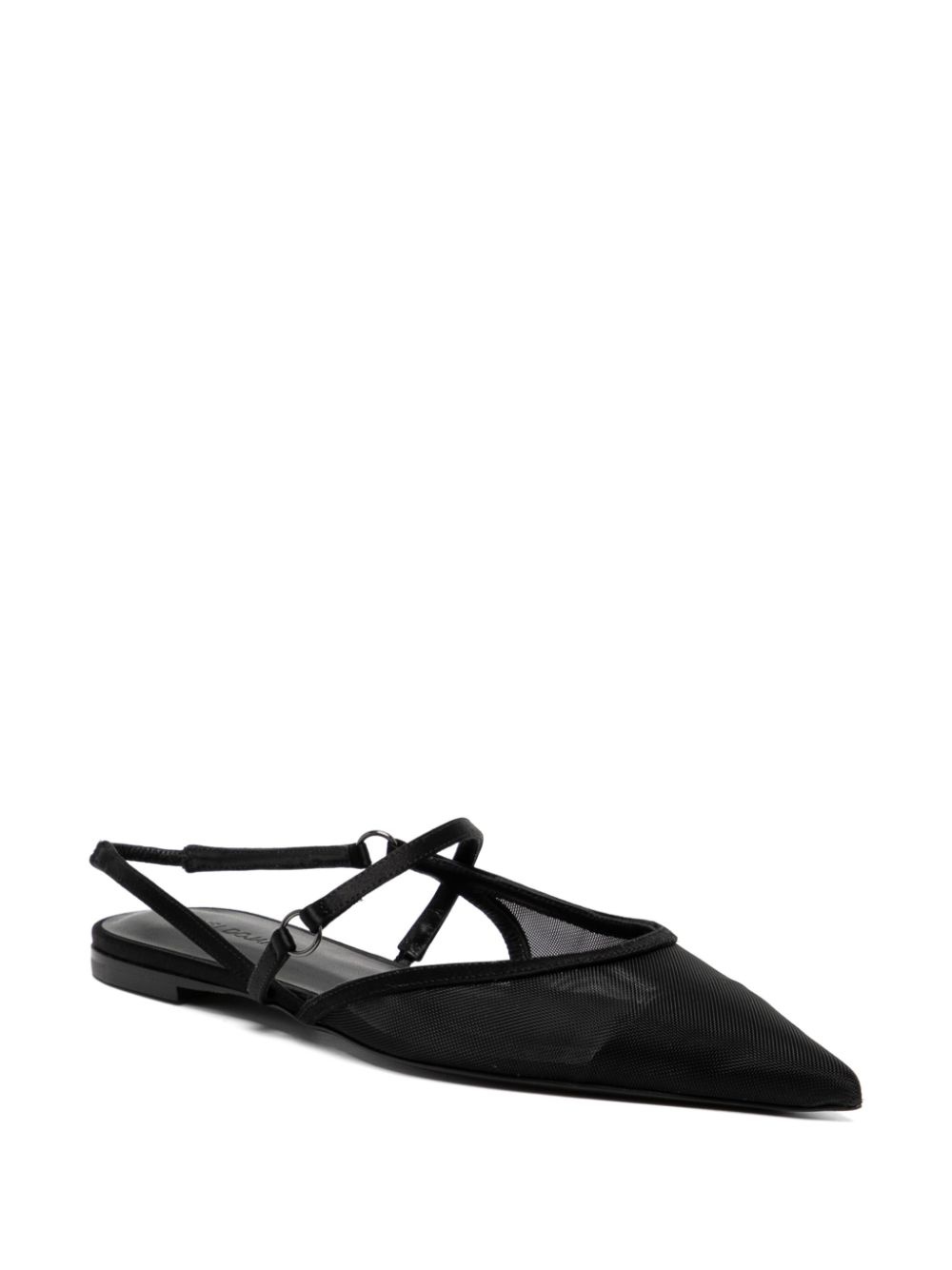 pointed flat sandals - 2