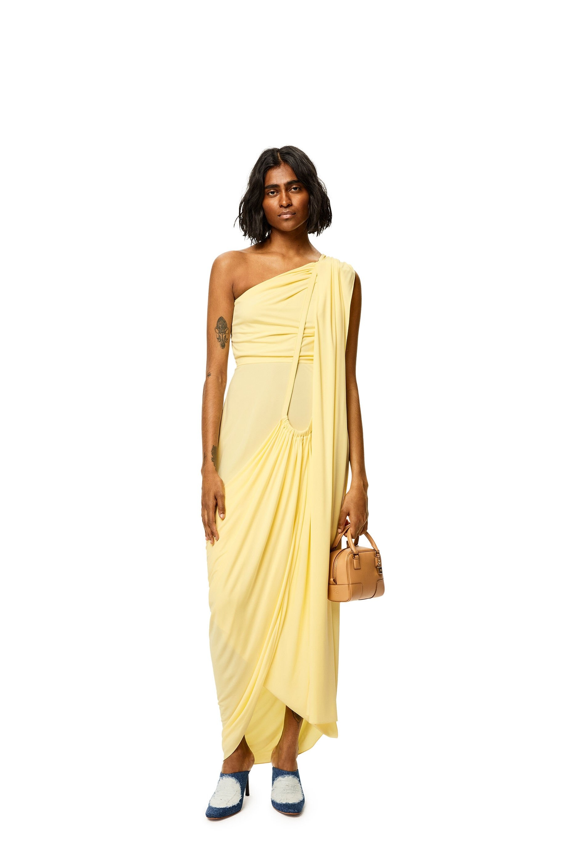 Draped dress in viscose - 2