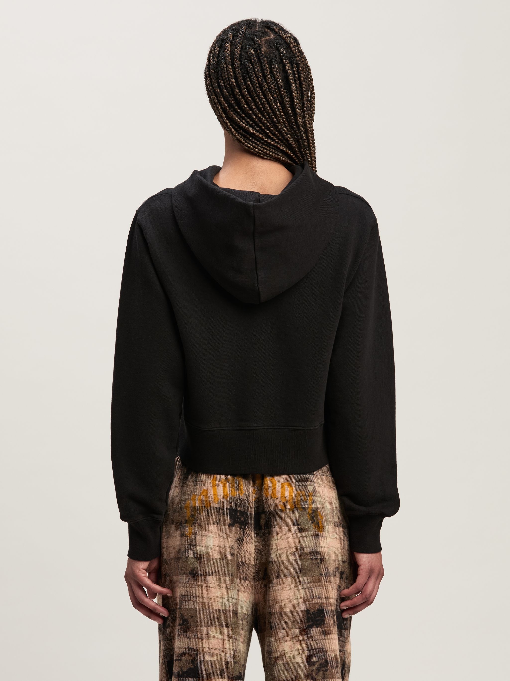 Neck logo Fitted hoodie - 5