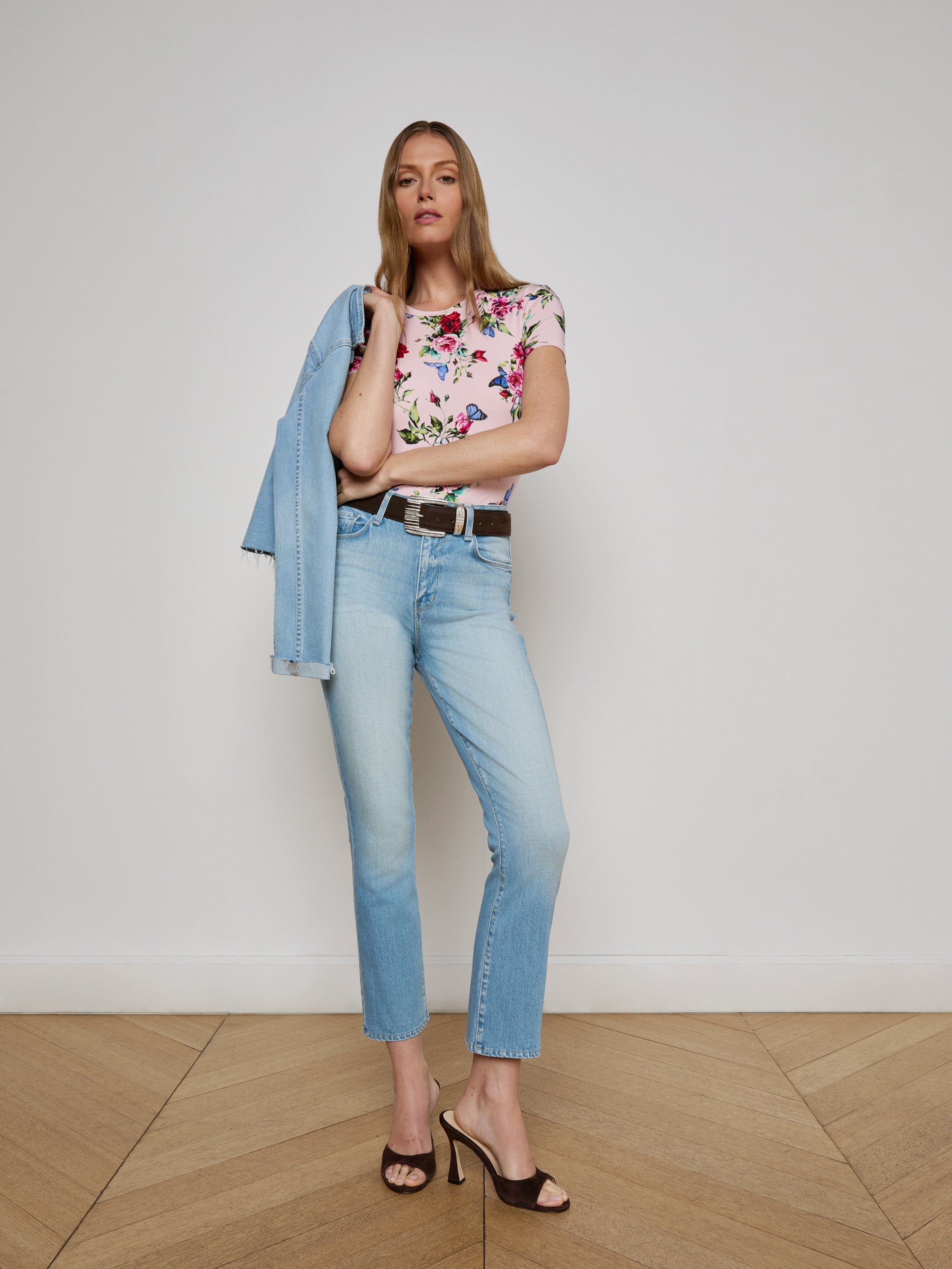 Mira Cropped Bootcut Jean - 7