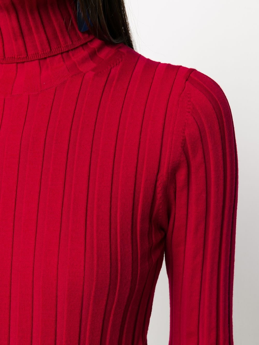 ribbed roll-neck jumper - 5