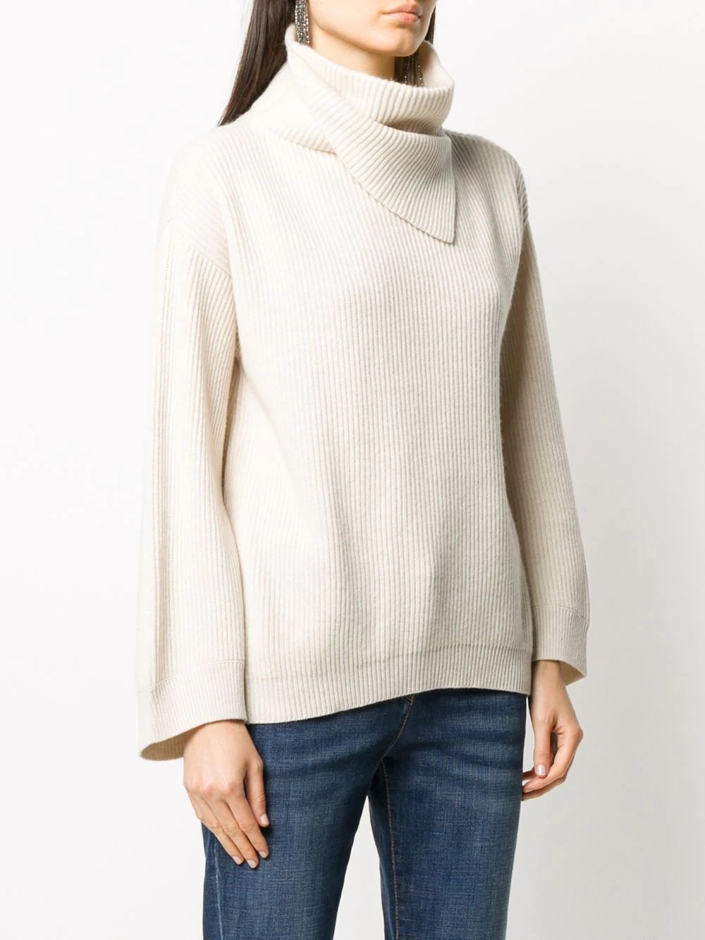 slit collar jumper - 3