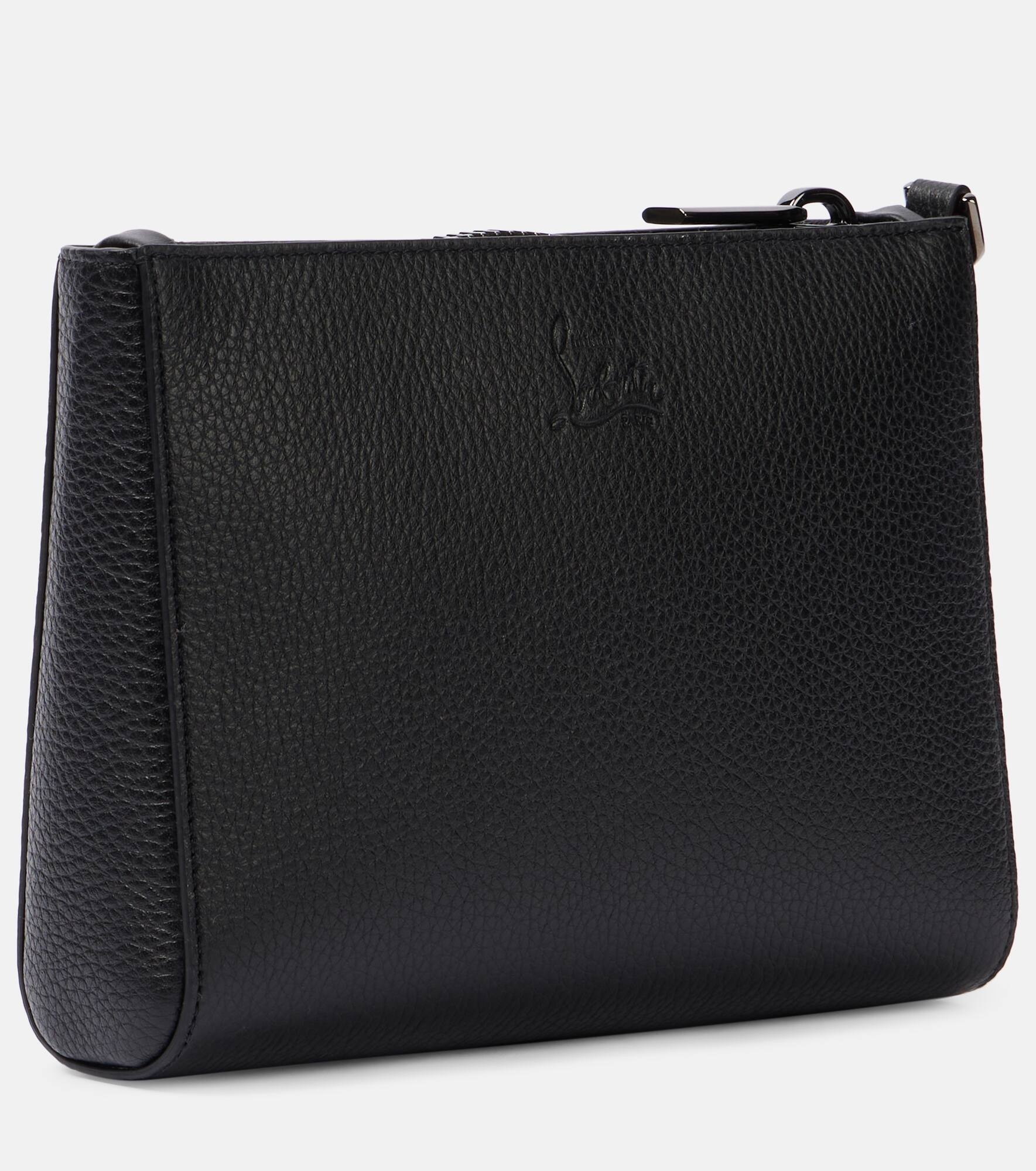 Cabata Mini studded leather pouch - 4