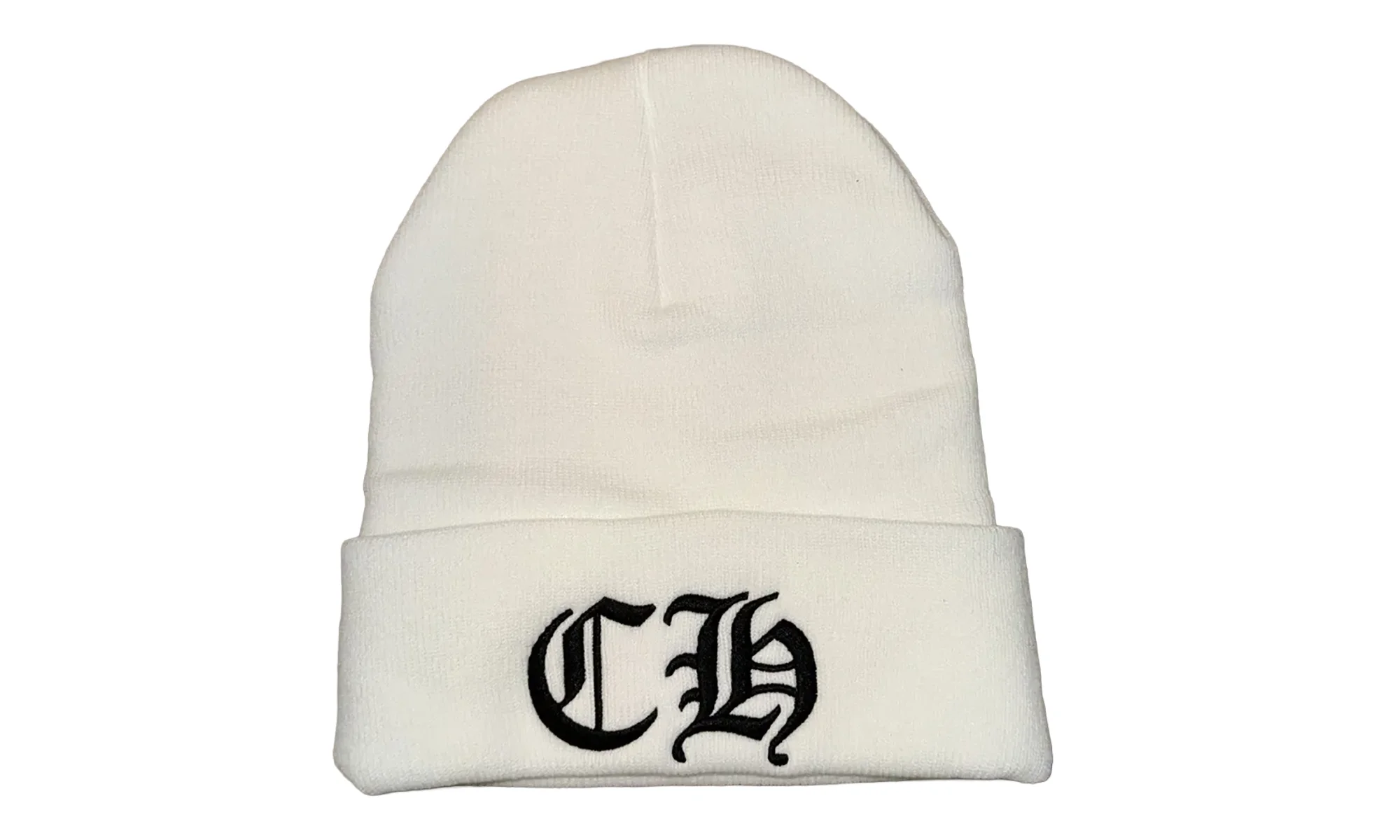 CH Logo Beanie "White / Black" CHRM1447 - 1