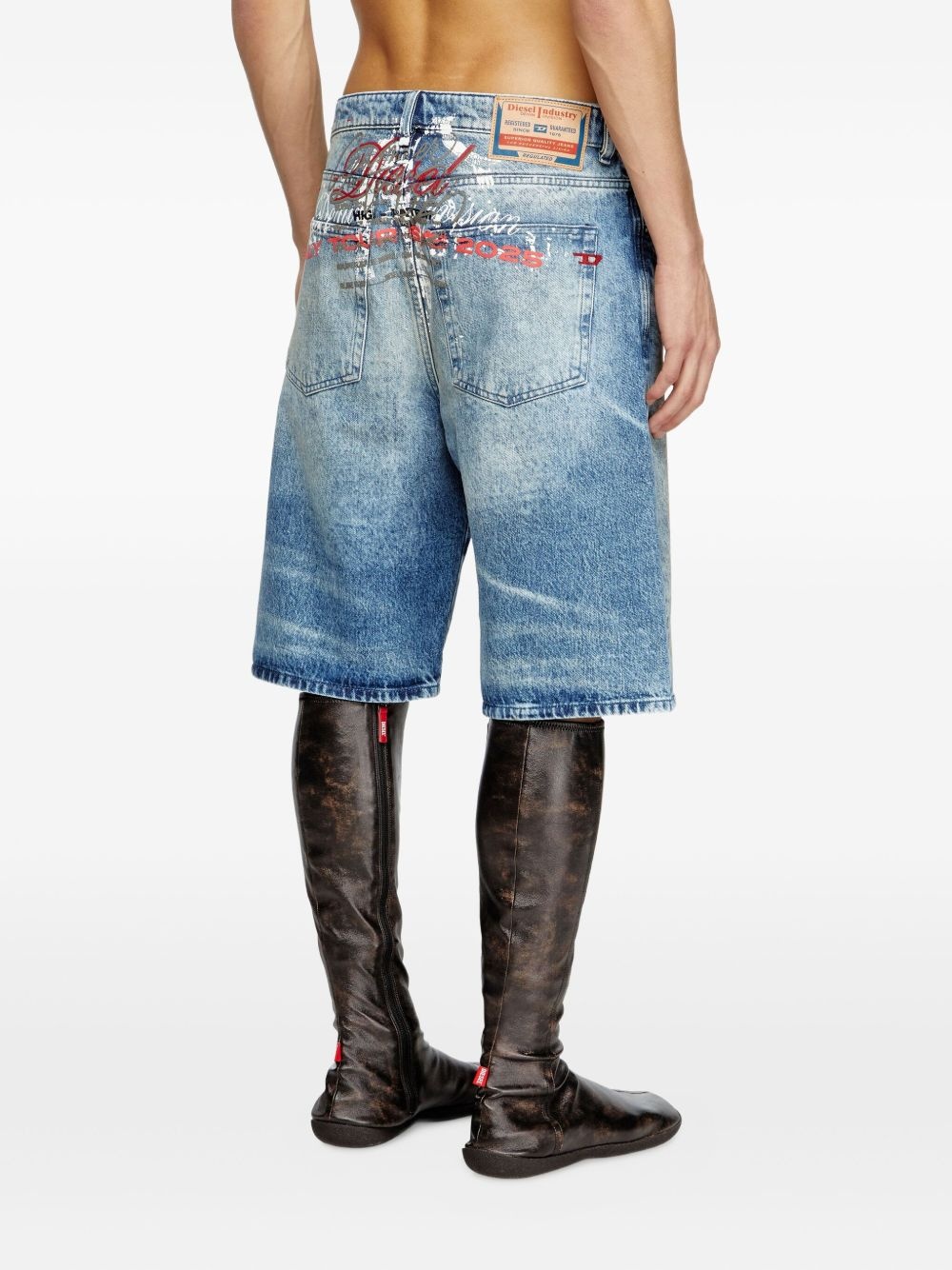 Remaster Capsule D-Rixford-S denim shorts - 4
