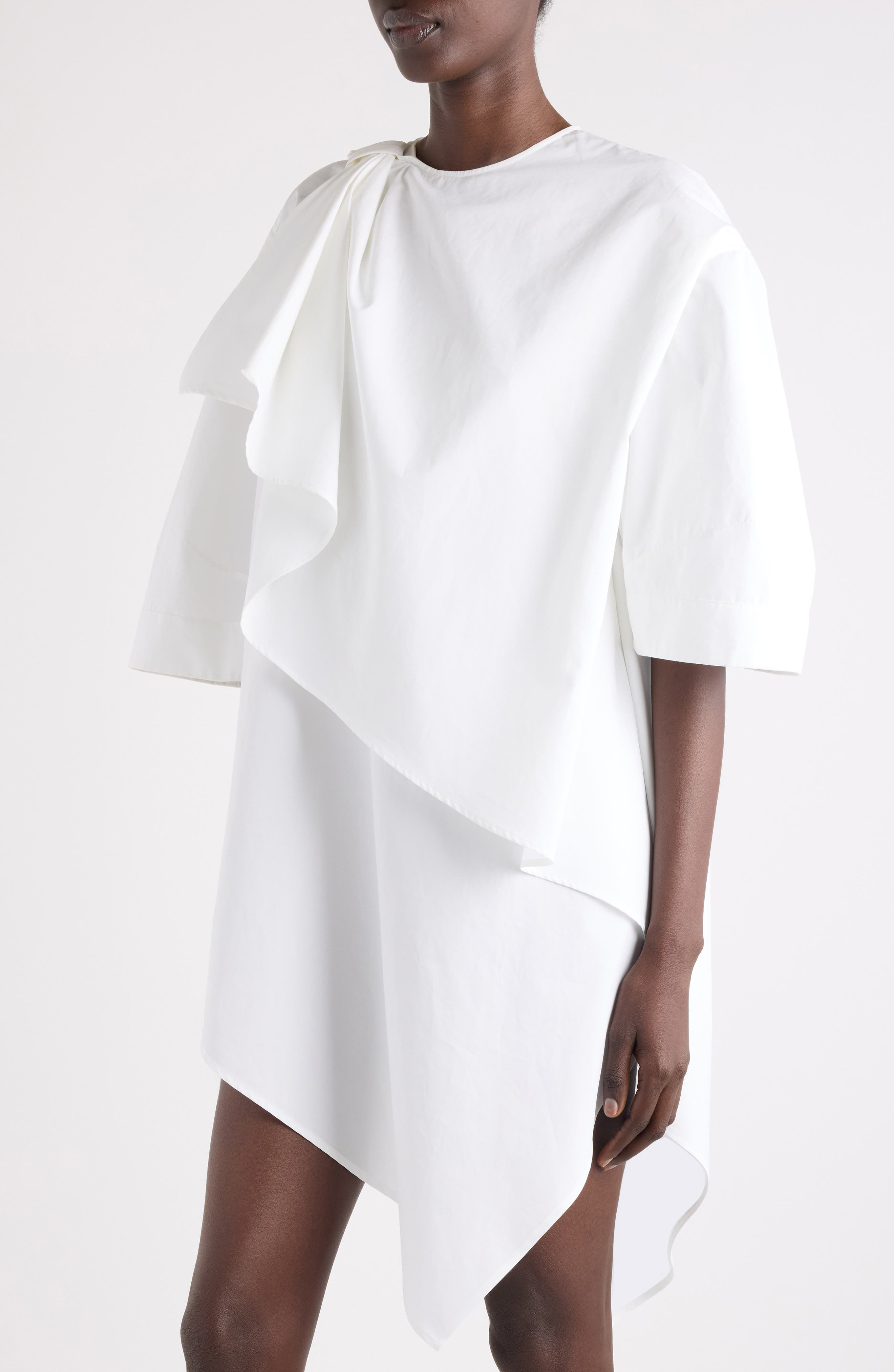 Givenchy Bow Short Dress in White at Nordstrom - 5