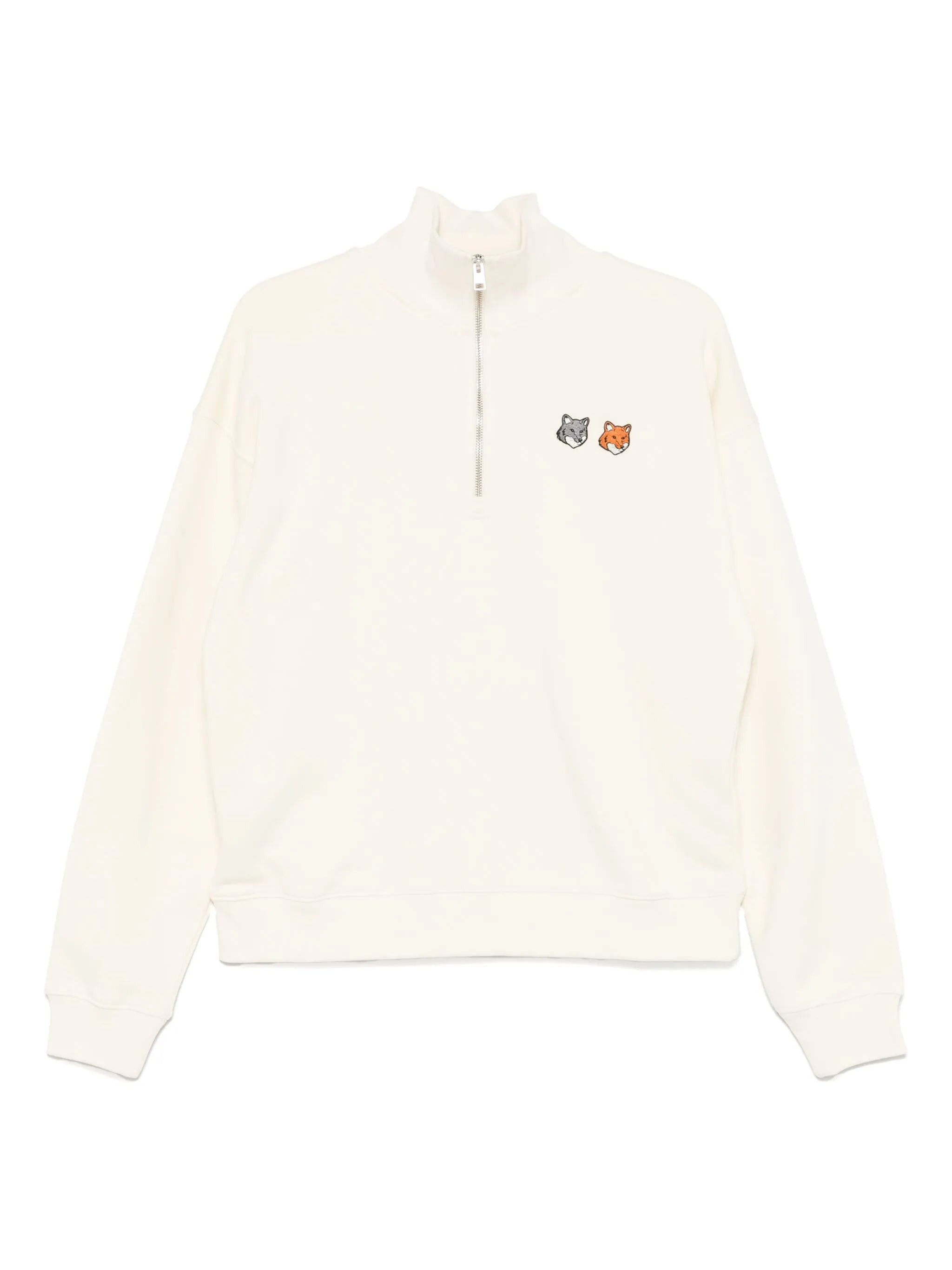 Maison Kitsuné Cotton Zip-up Sweatshirt - 1