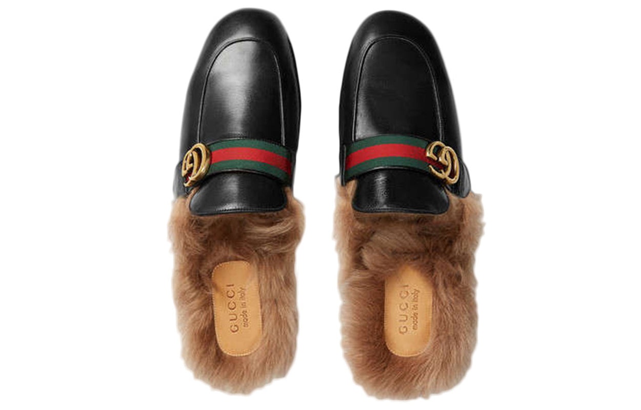 Gucci Double G Plush Slipper Black 469950-D3VU0-1065 - 5