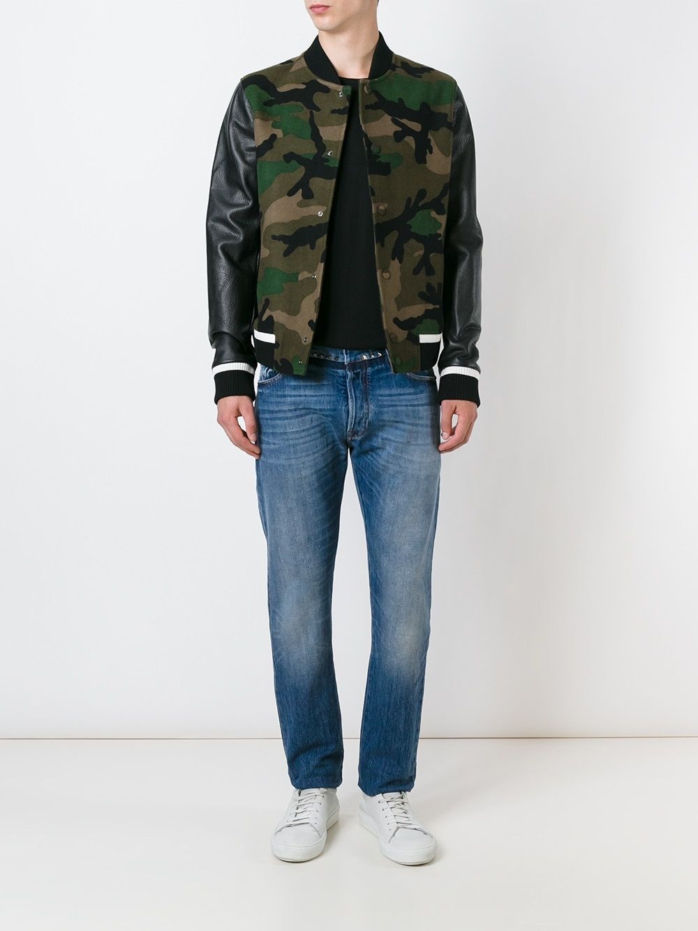'Rockstud' camouflage bomber jacket - 2