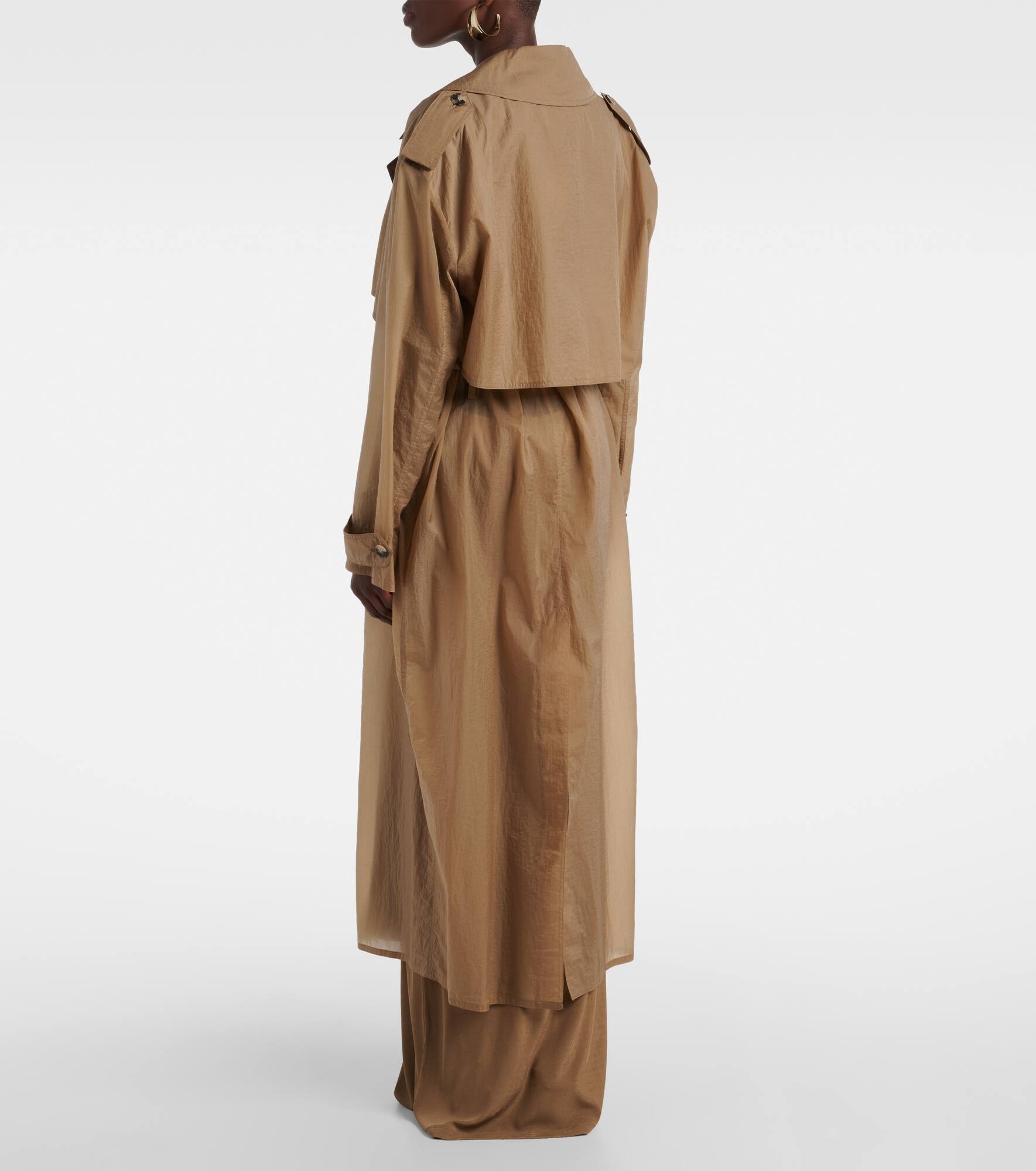 Sheer trench coat - 3