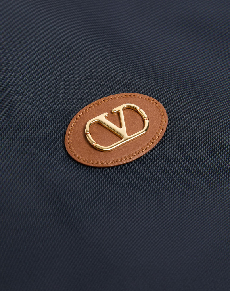 NYLON BLOUSON WITH VLOGO PATCH 9