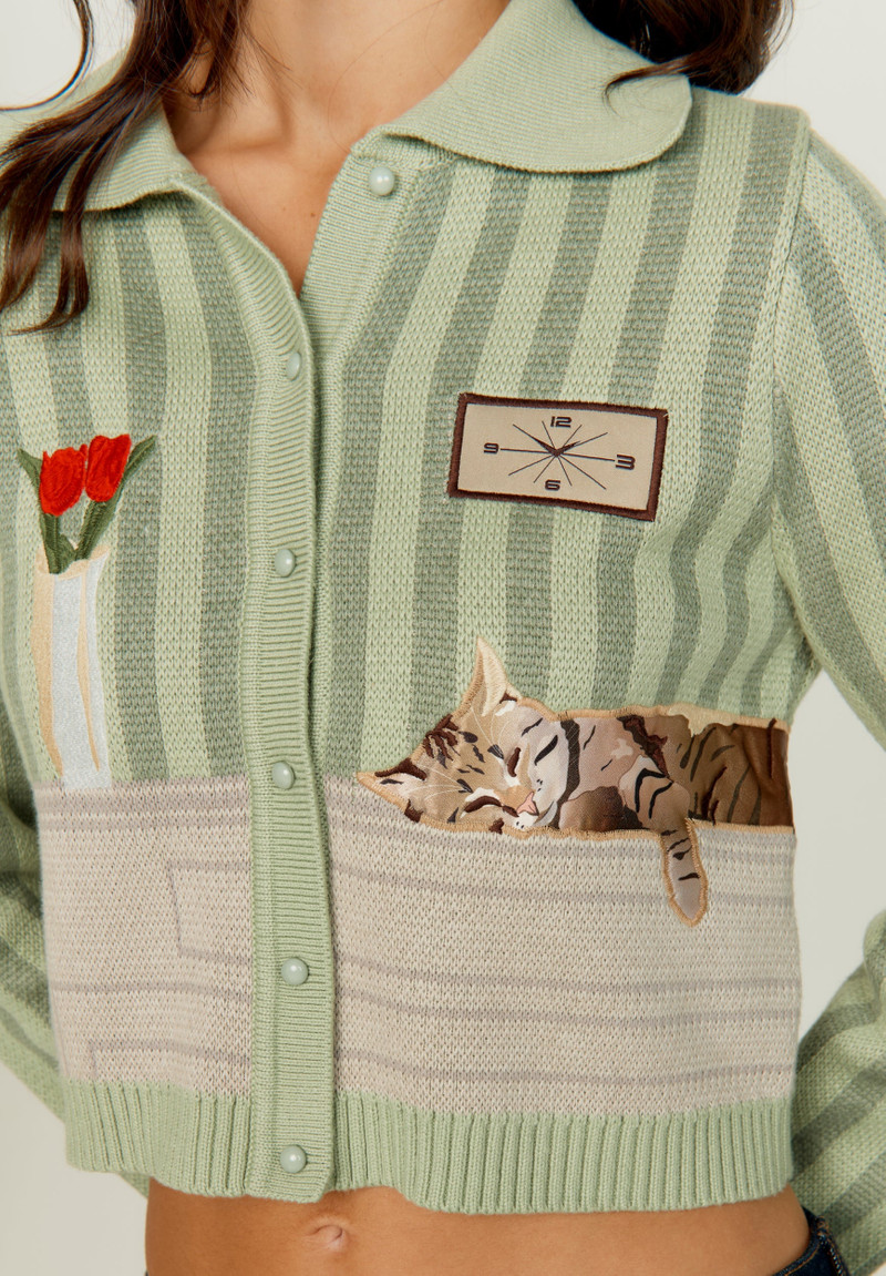 House of Sunny THE SLEEPY CAT CARDIGAN outlook