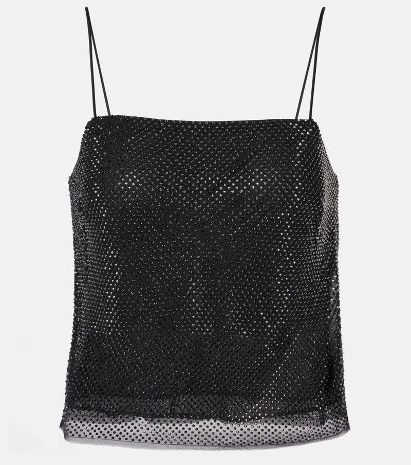 Embellished silk chiffon camisole - 1