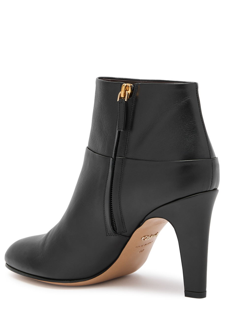 Chloe Eve 90 Leather Ankle Boots - 2